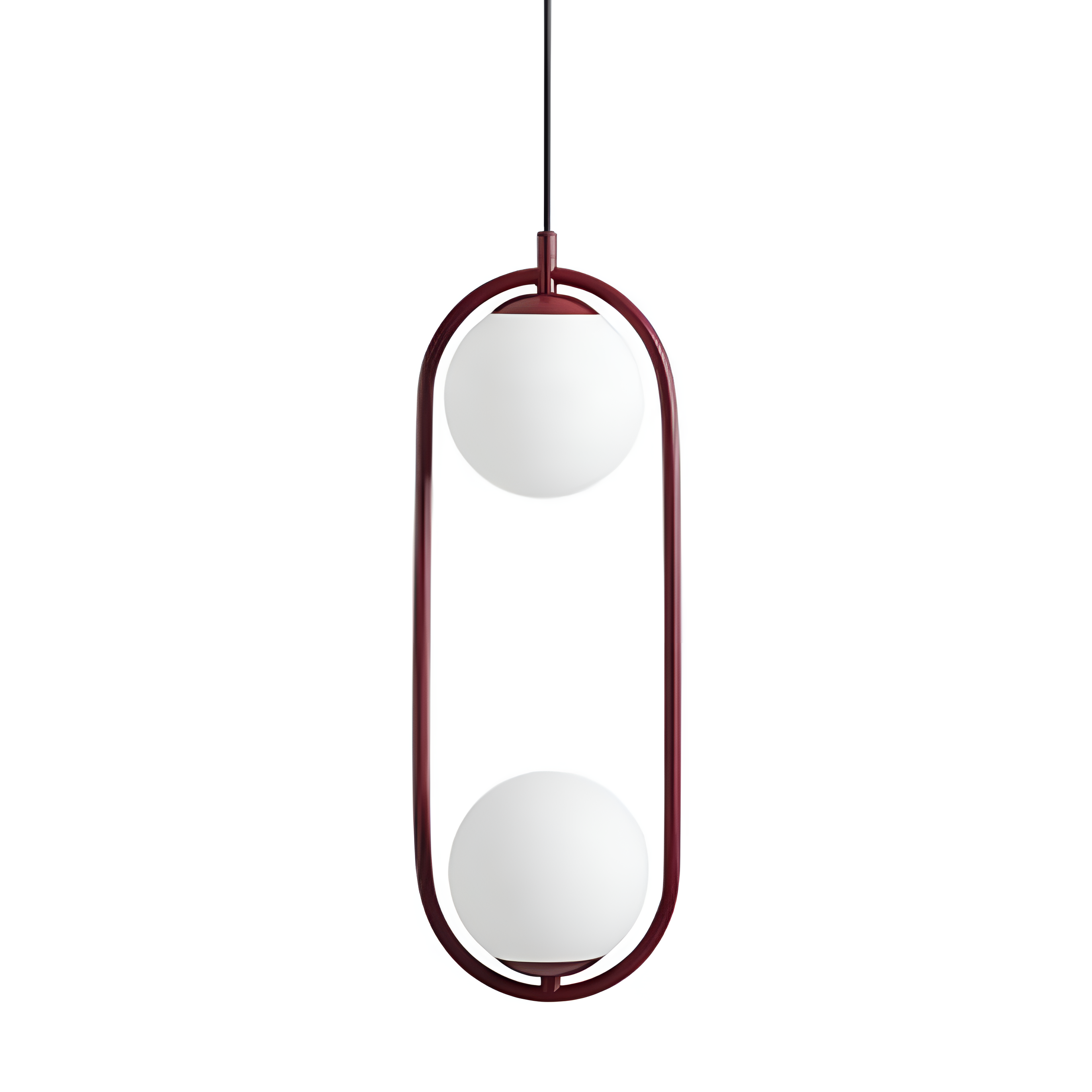 Hängelampe RIVA DUO burgund