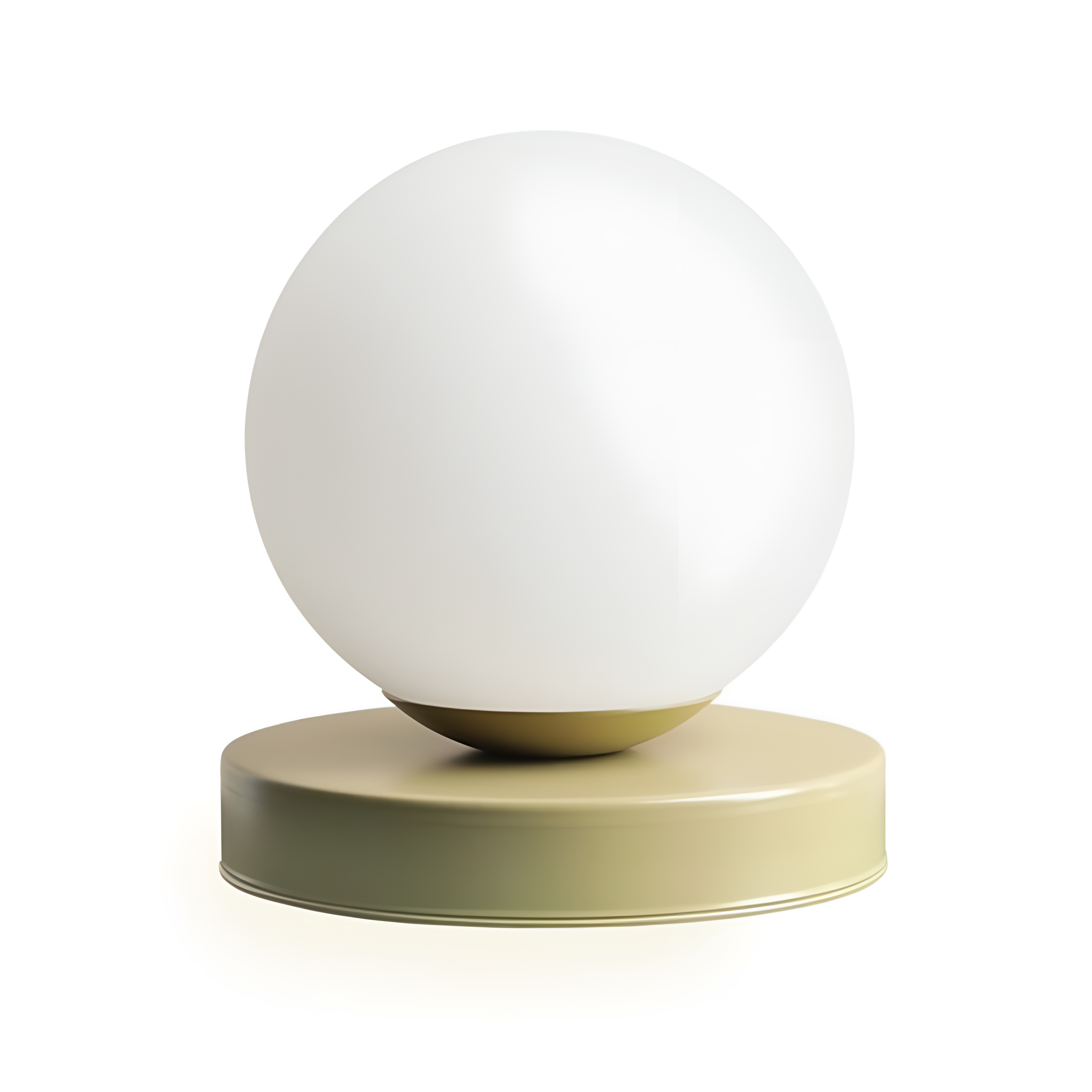 Pistachio ball table lamp