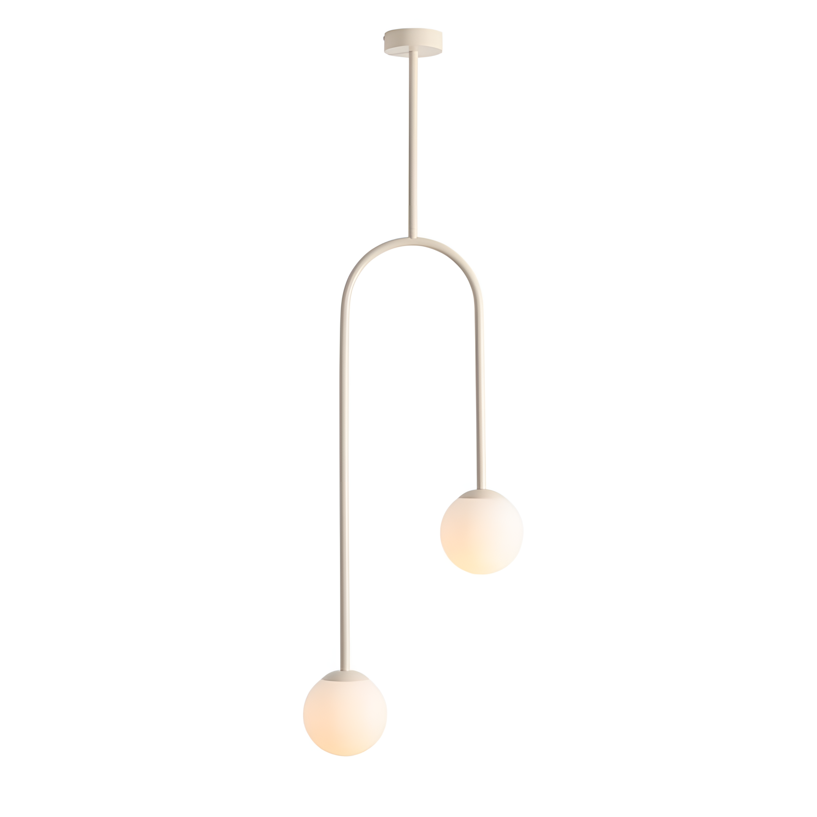 Deckenleuchte NAVE DUO cremefarben