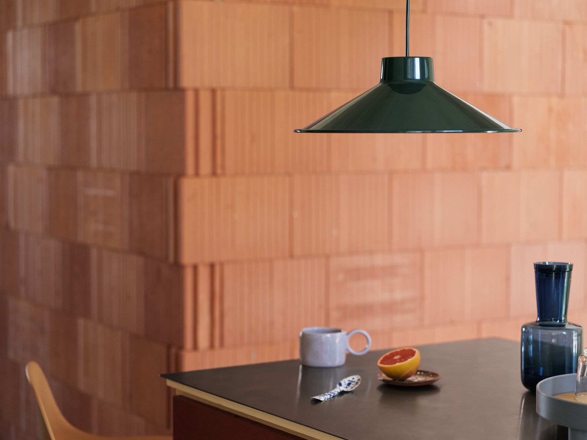 TOP dark green pendant lamp