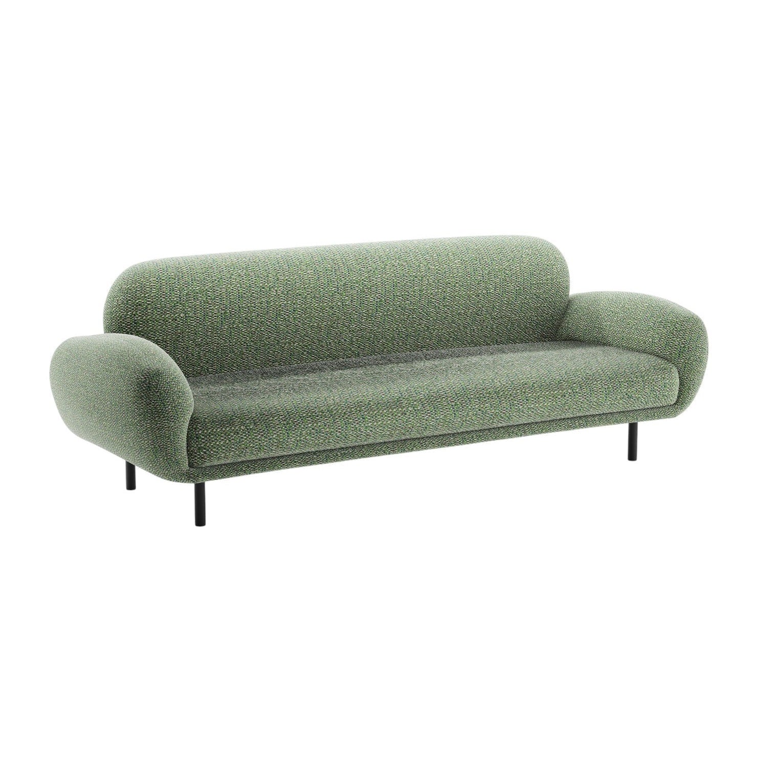 Sofa 3-Sitzer POPPY grün Chenille