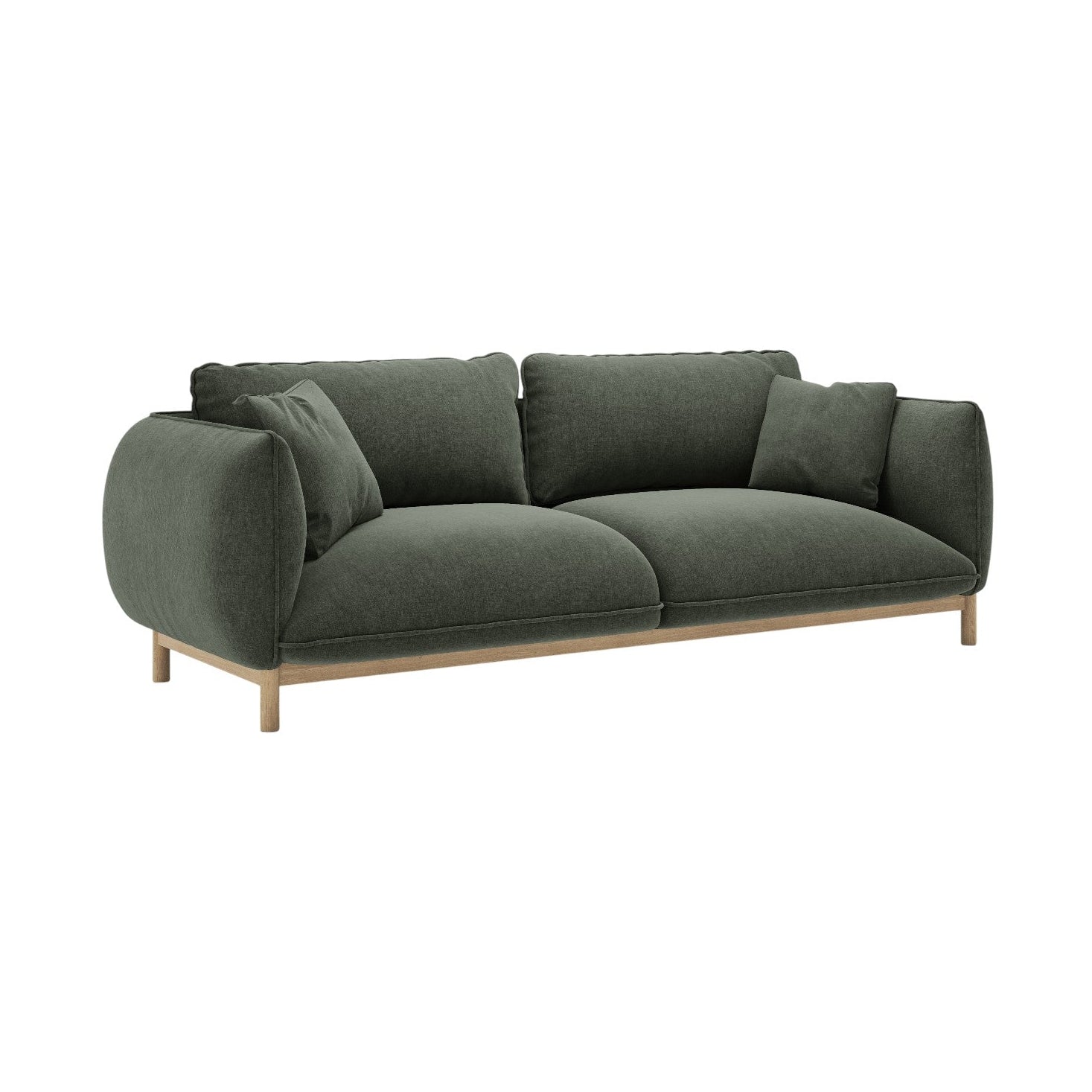 Sofa 3-Sitzer ADA grün Chenille