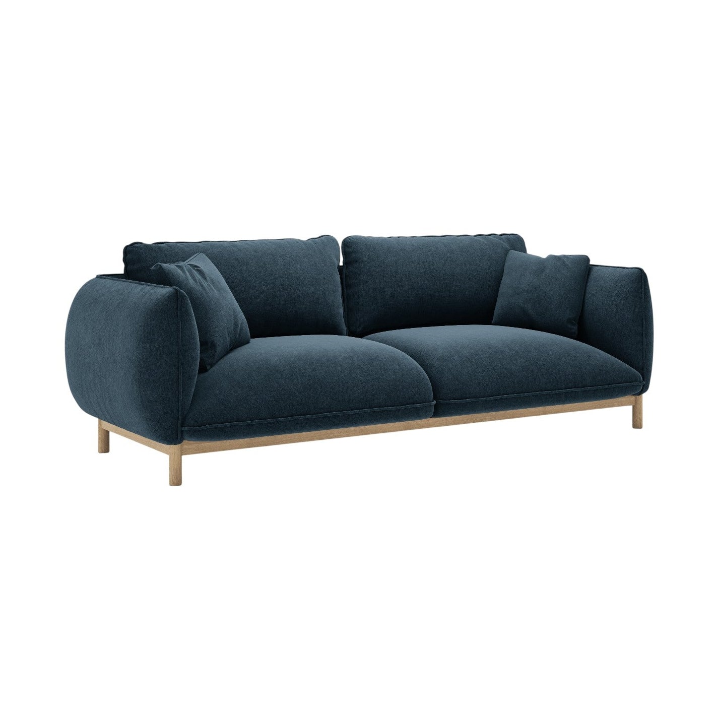 Sofa 3-Sitzer ADA meerblau Chenille