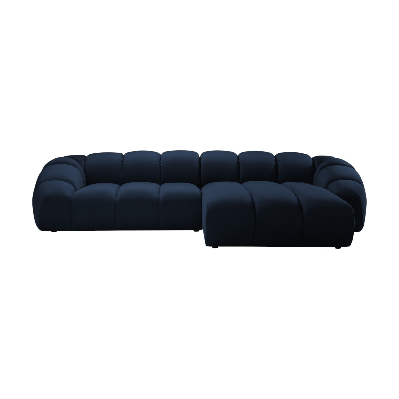 Velvet Right Corner Sofa, "Diana", 4 Sitze, Royal Blue, 334x182x72
In Europa gemacht