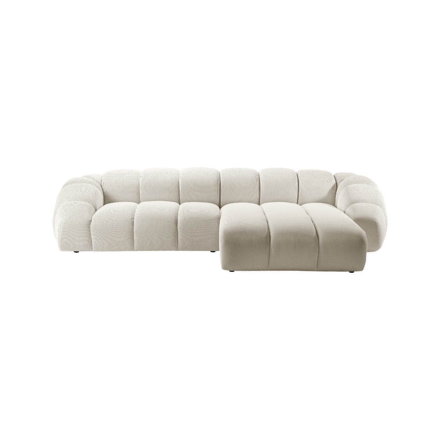 Right Corner Sofa, "Diana", 4 Seats, Light Beige, 334x182x72
Made in Europe