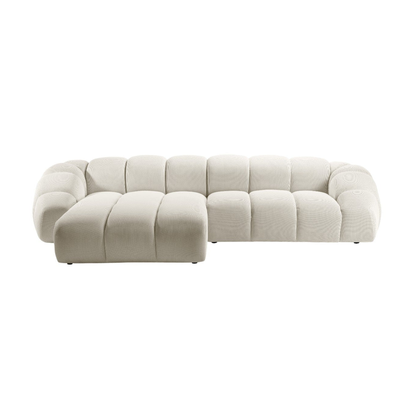 Left Corner Sofa, "Diana", 4 Seats, Light Beige, 334x182x72
Made in Europe
