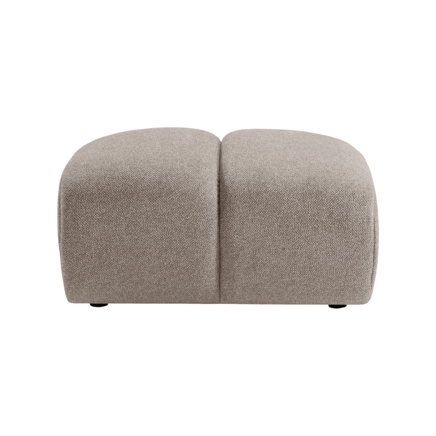 Puf DIANA dunkelbeige Chenille