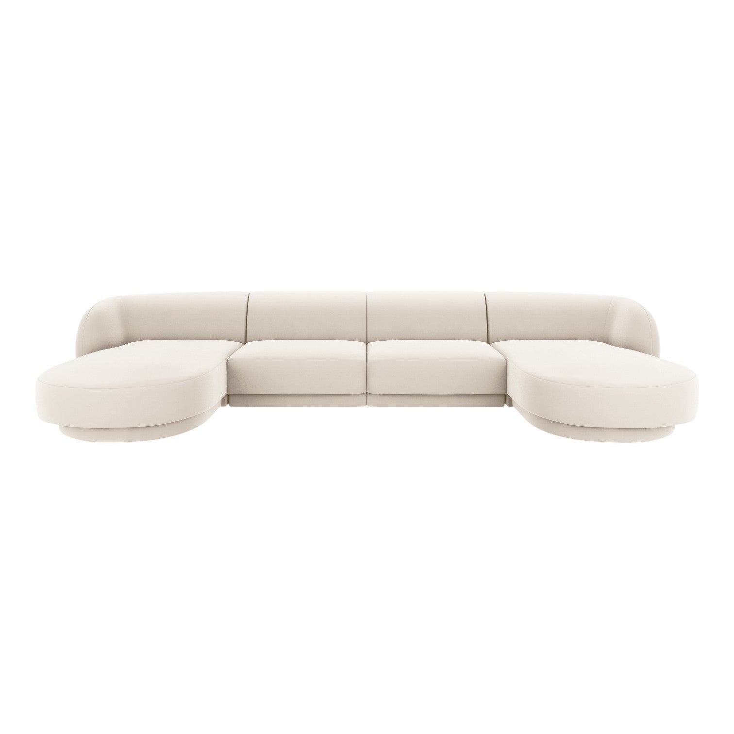 Miley Beige Panorama -Samtecke
