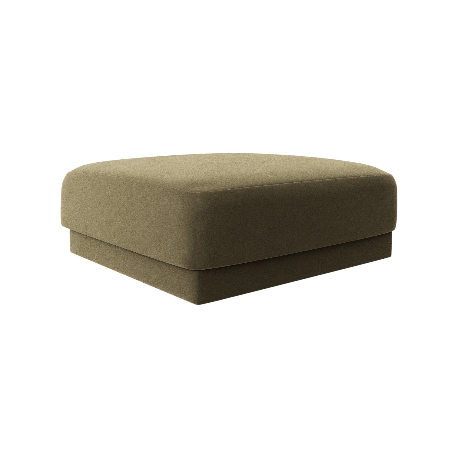 Samtiger Pouf Miley Green