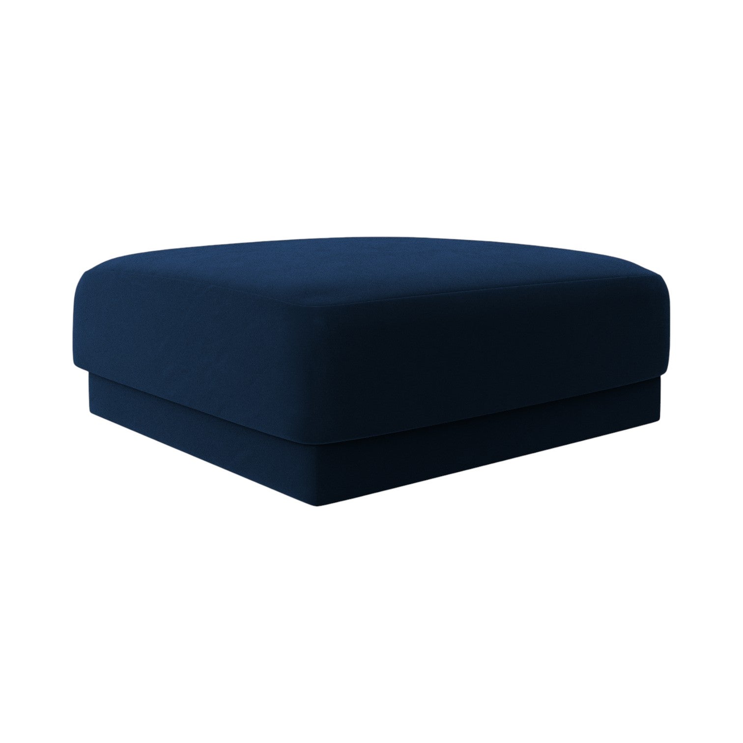 Velvet Pouf Miley Royal Navy Blau