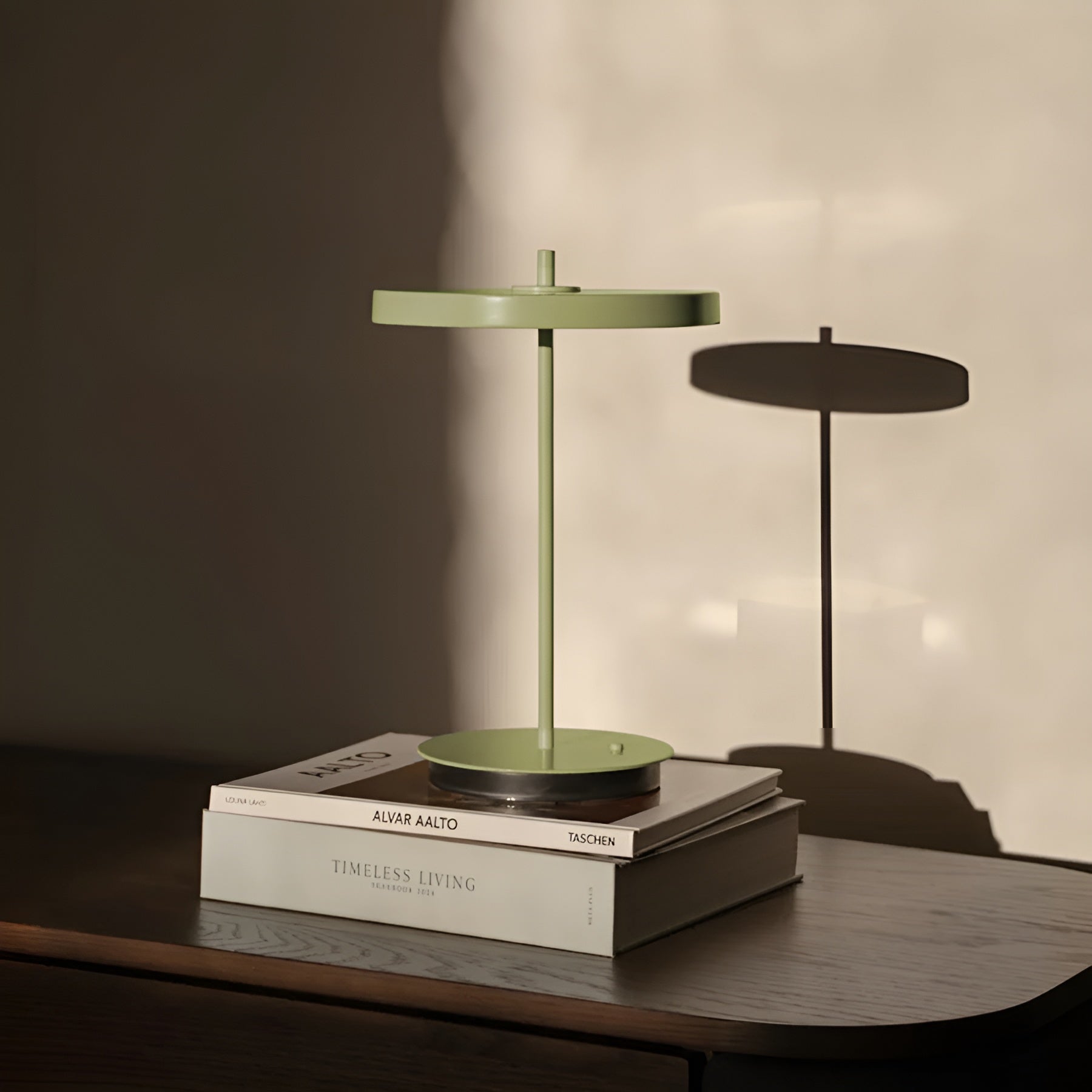 Tragbare Lampe ASTERIA MOVE MONOCHROME grün