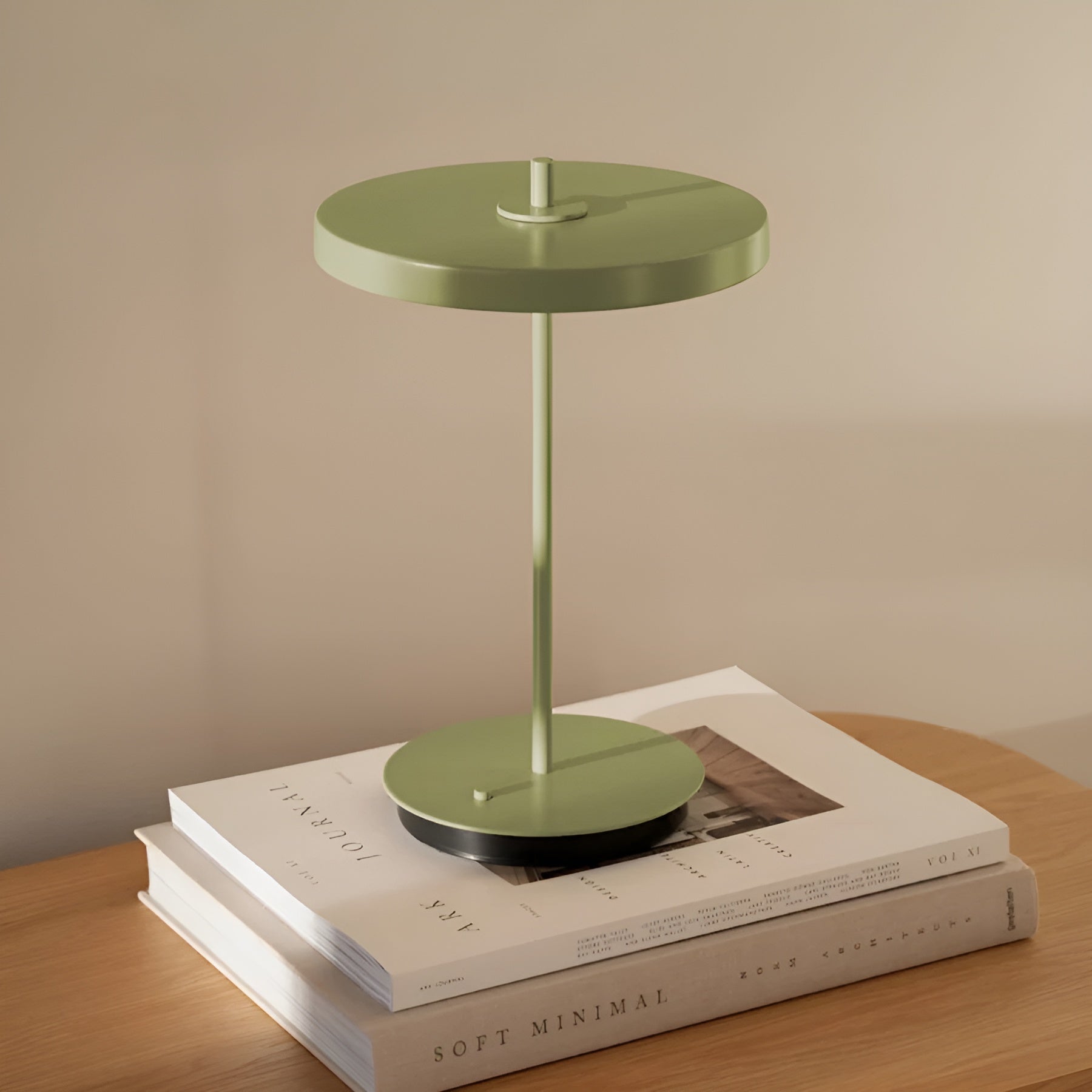 Tragbare Lampe ASTERIA MOVE MONOCHROME grün