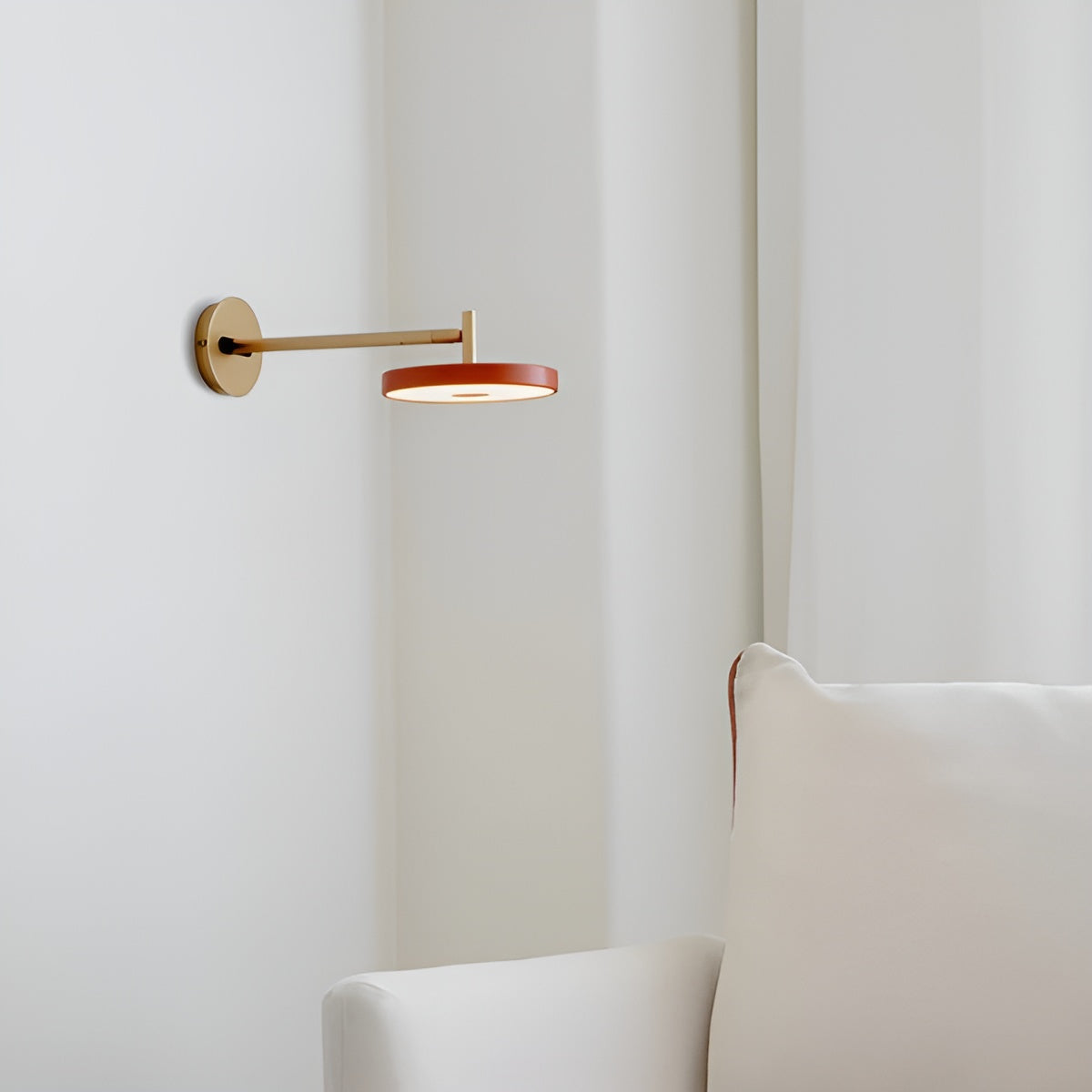 Wandlampe mit verstellbarem Arm ASTERIA WALL orange