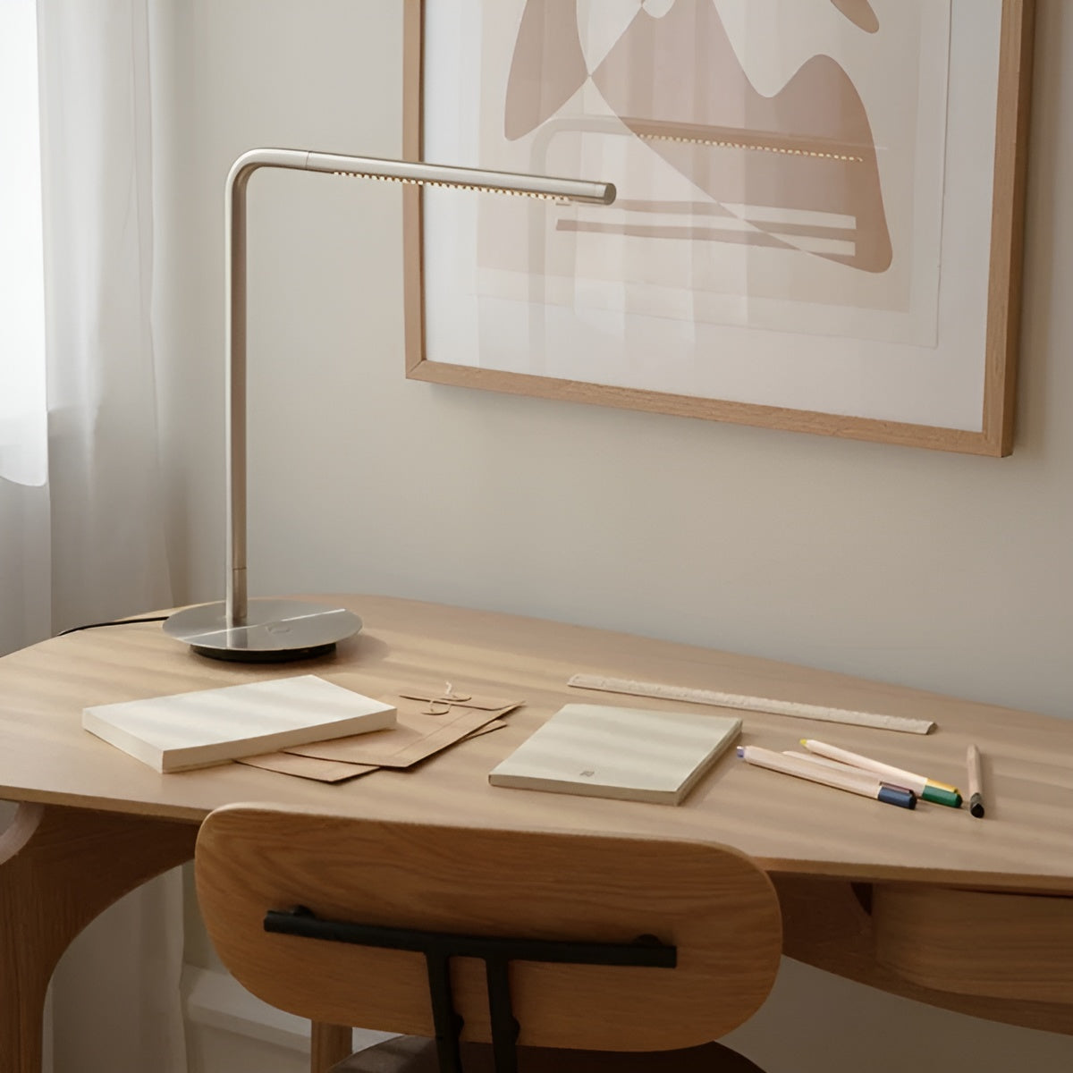 OMNI silver table lamp