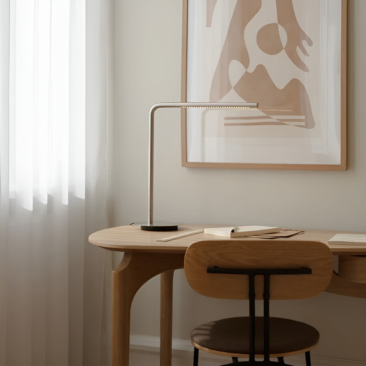 OMNI silver table lamp