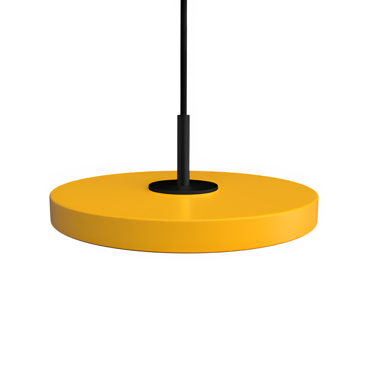 Asteria Micro Pendant Lamp Yellow with Black Insert