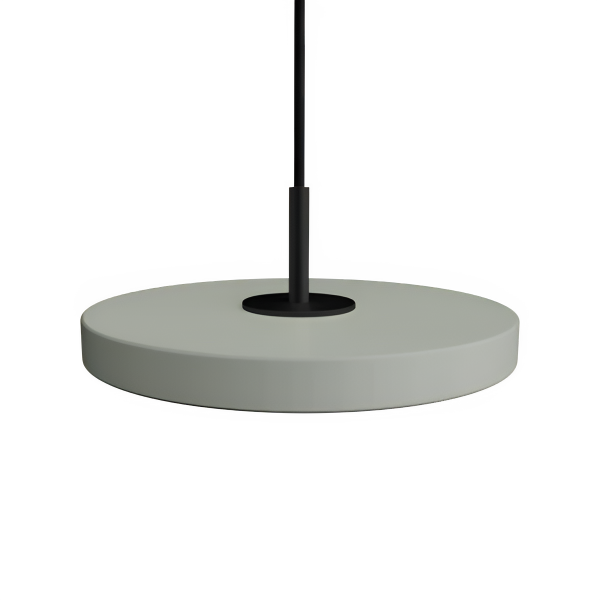 ASTERIA MICRO pendant lamp in olive with black insert