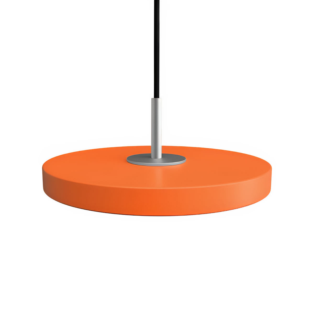 Pendelleuchte ASTERIA MICRO orange mit silbernem Einsatz
