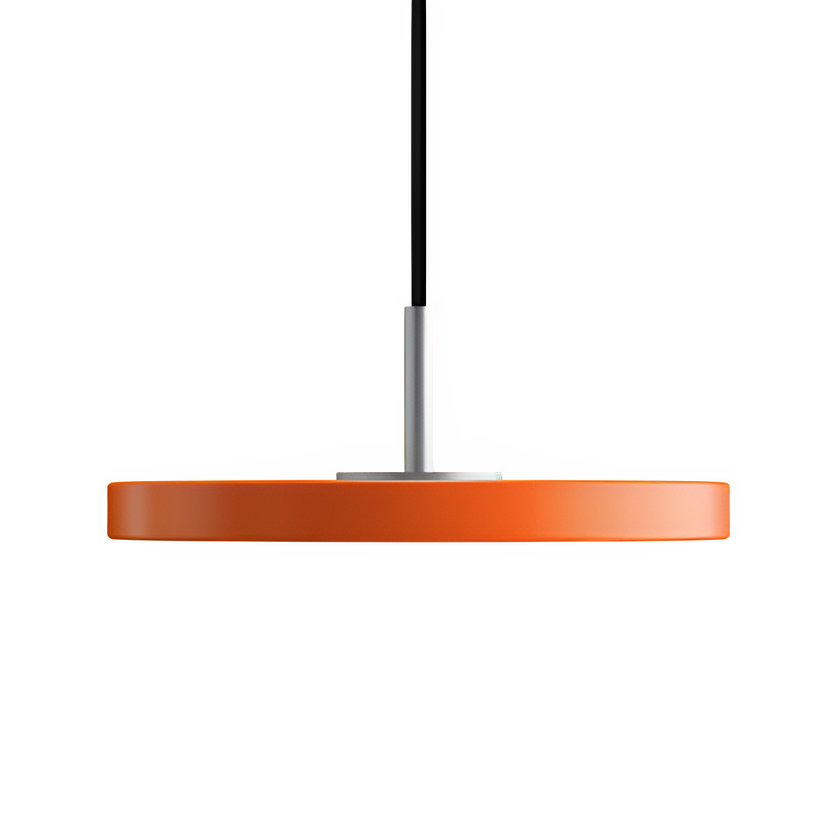 Pendelleuchte ASTERIA MICRO orange mit silbernem Einsatz
