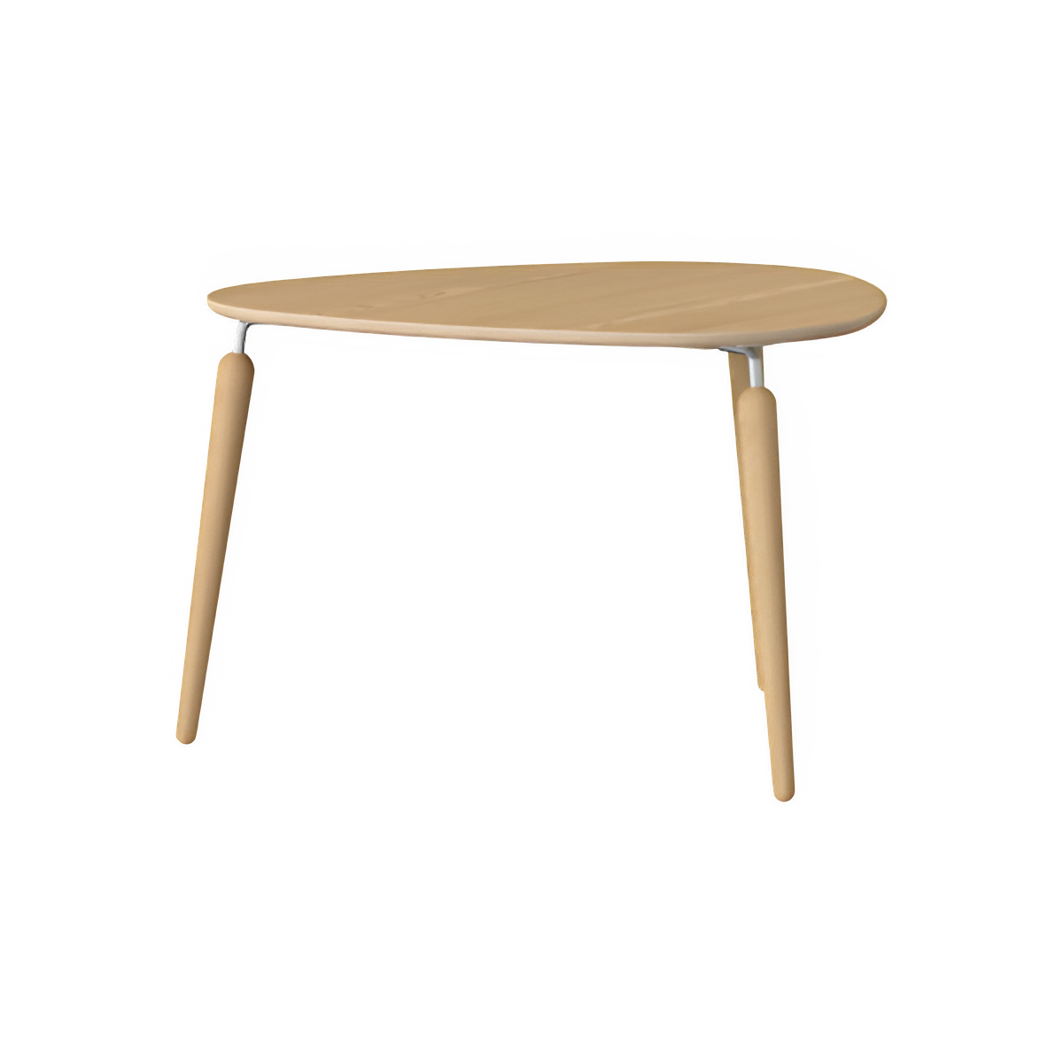 HANG OUT coffee table oak with silver supports