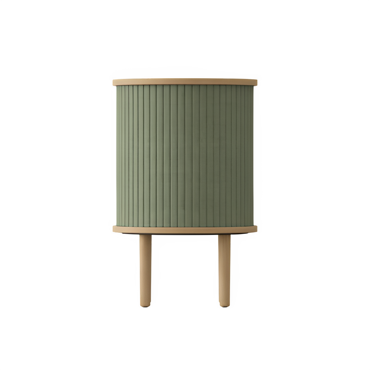 AUDACIOUS green side table with oak