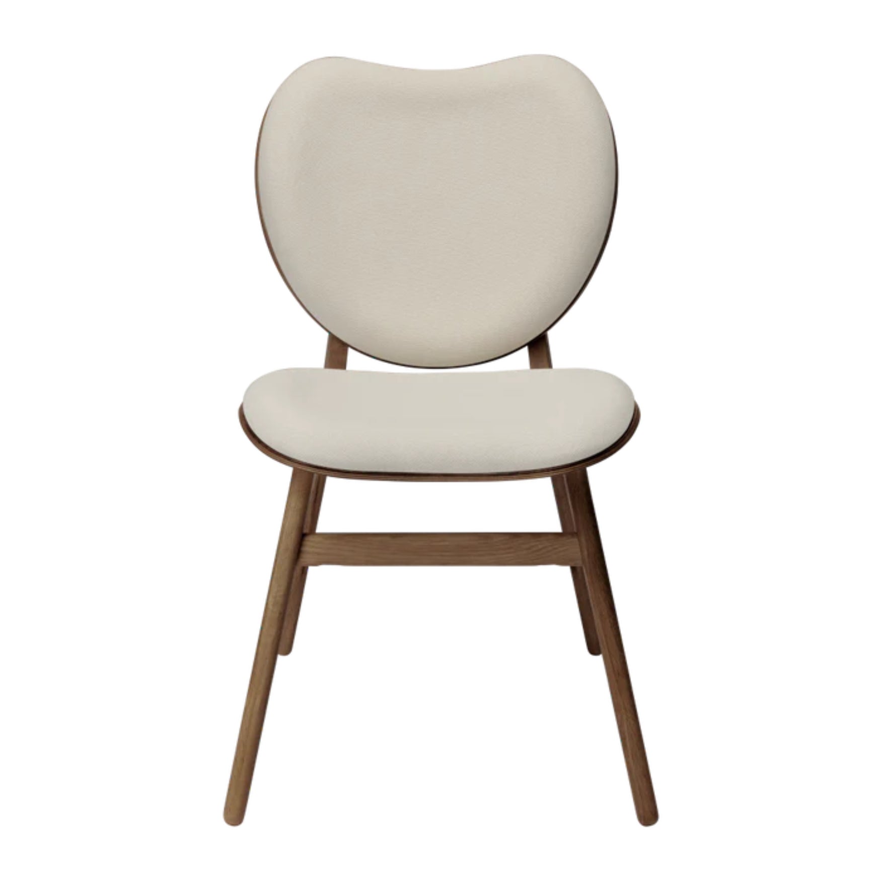 CONVERSATION chair sand with walnut wood base
