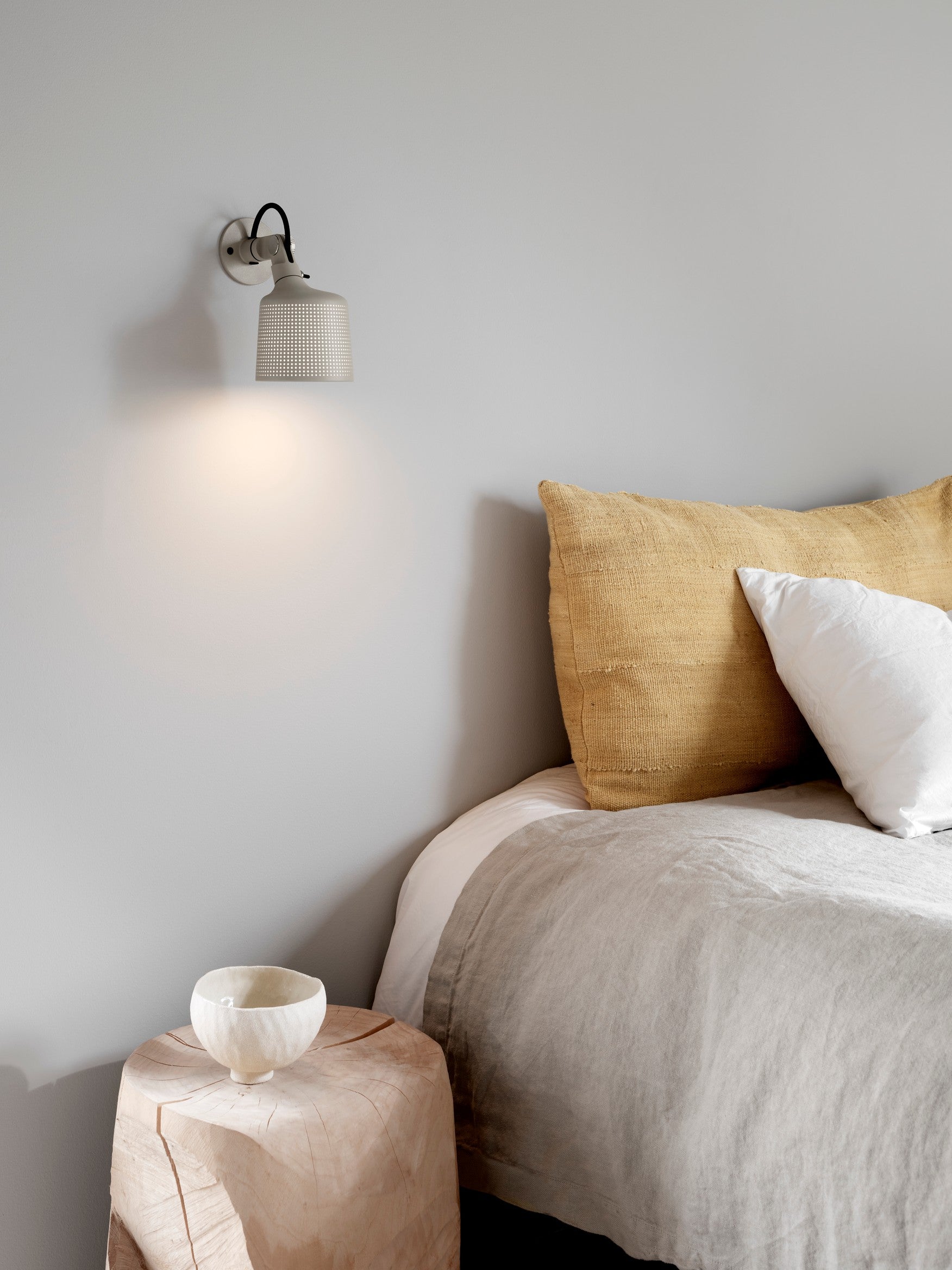 Wall lamp 524 gray metal