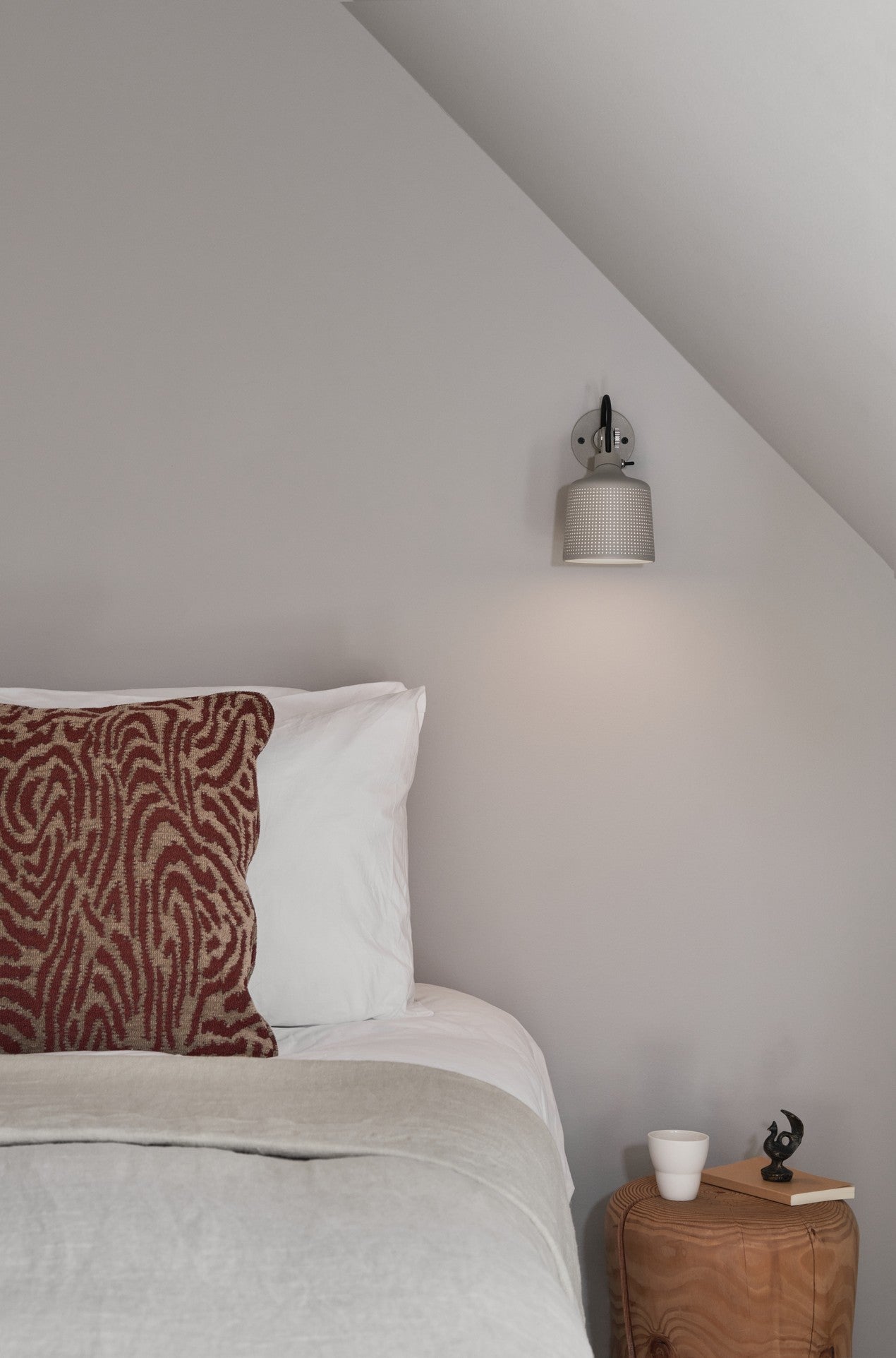 Wall lamp 524 gray metal