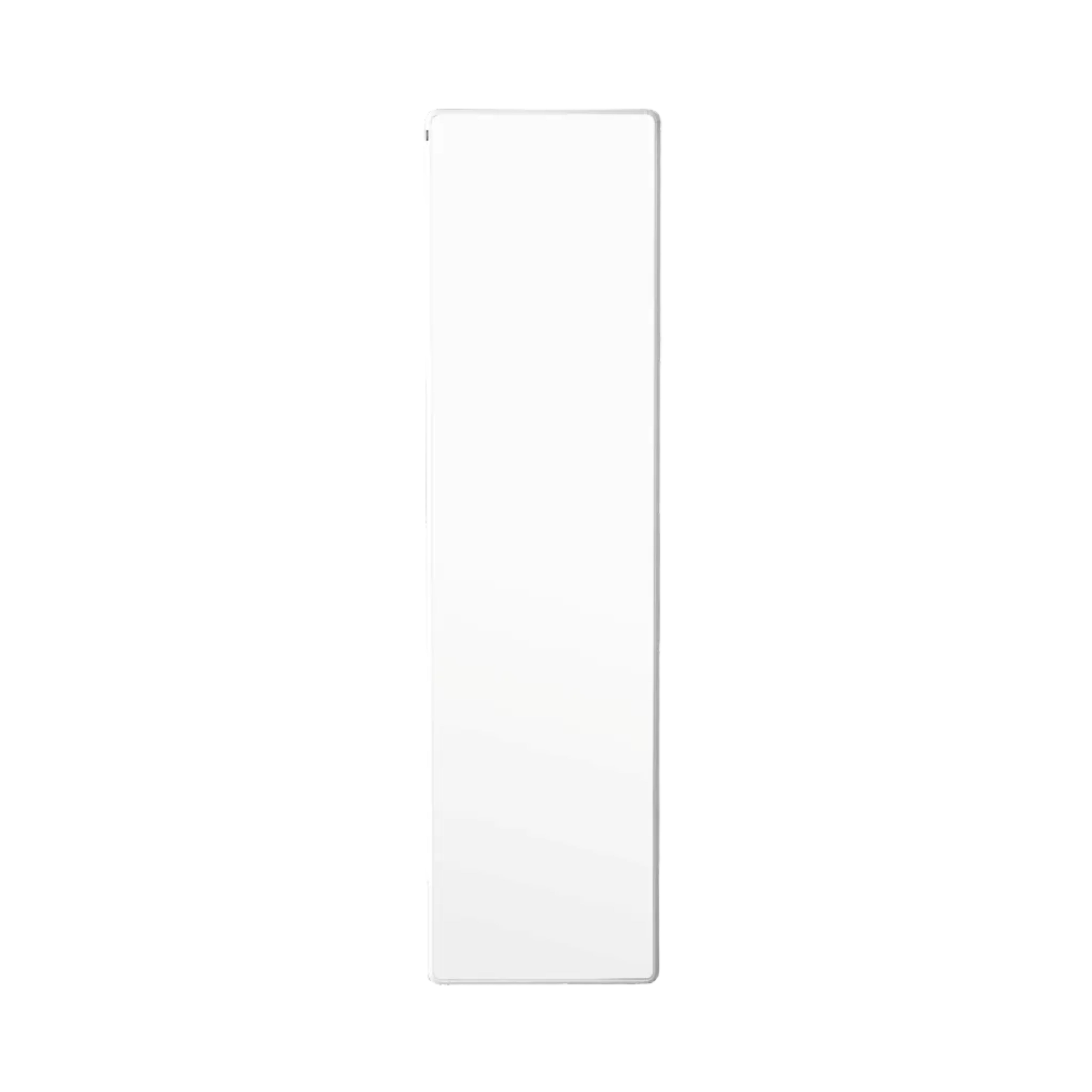 VIPP bathroom mirror with white aluminum frame