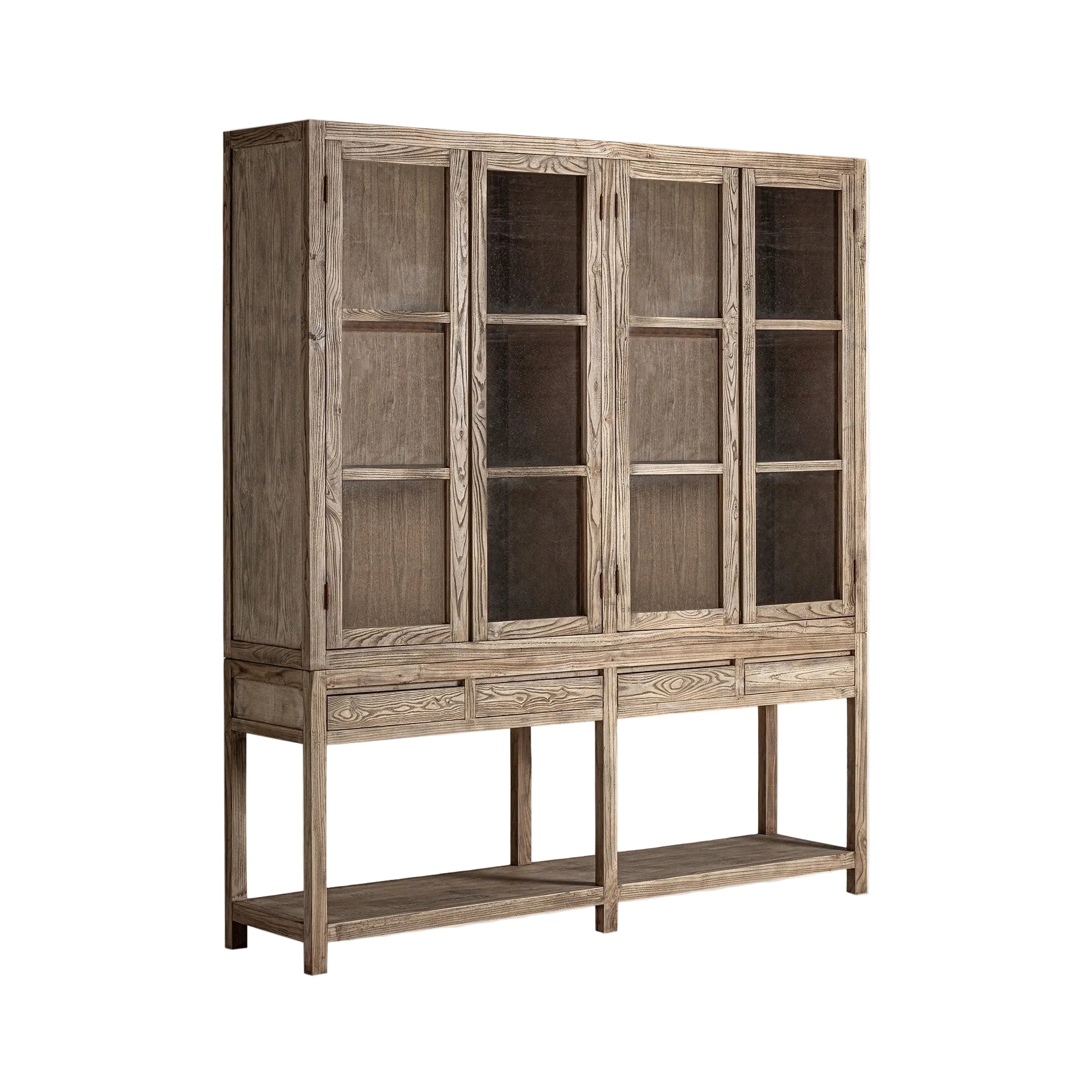 MASEIN Display Cabinet in Elm Wood
