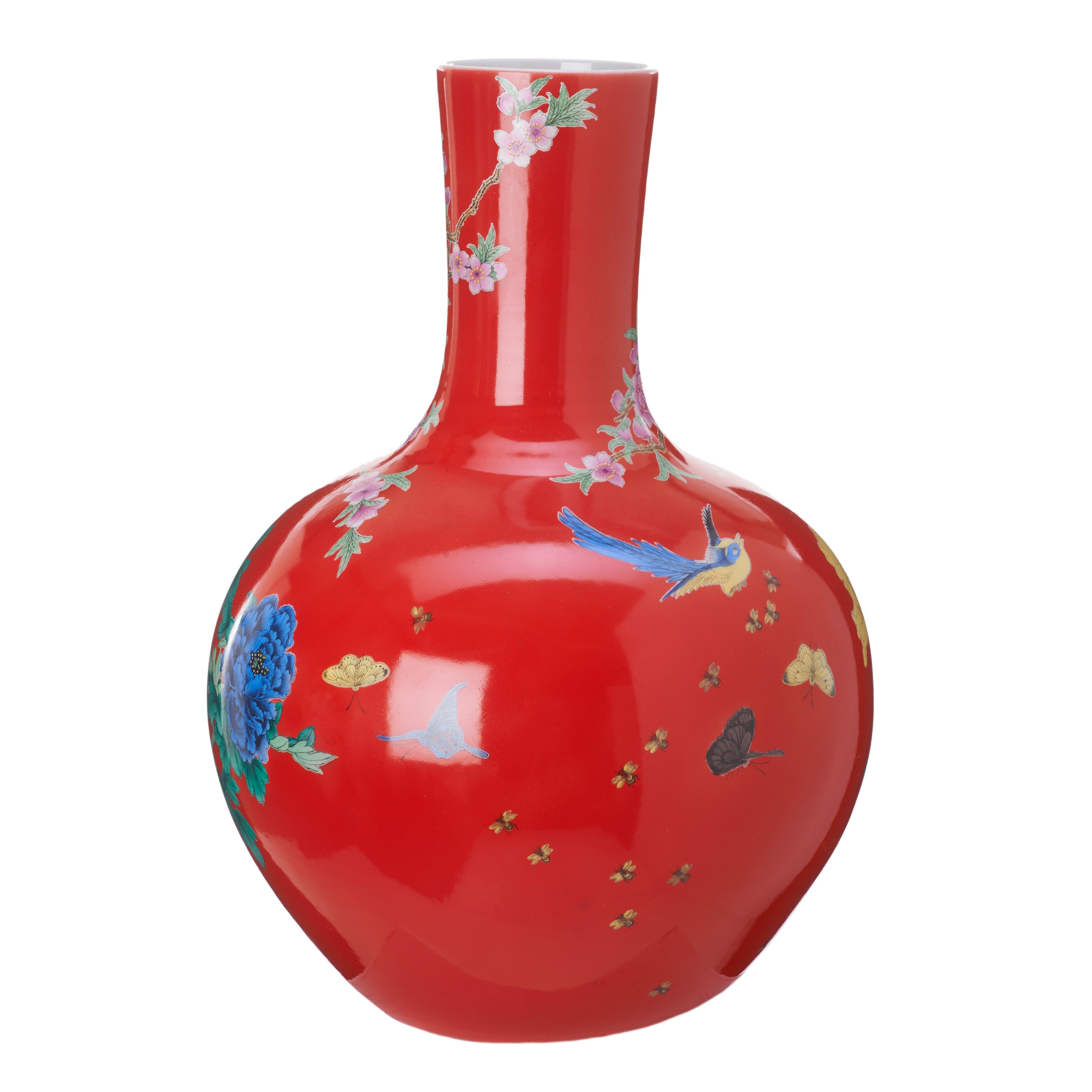 Wazon BALL BODY czerwony Pols Potten Eye on Design