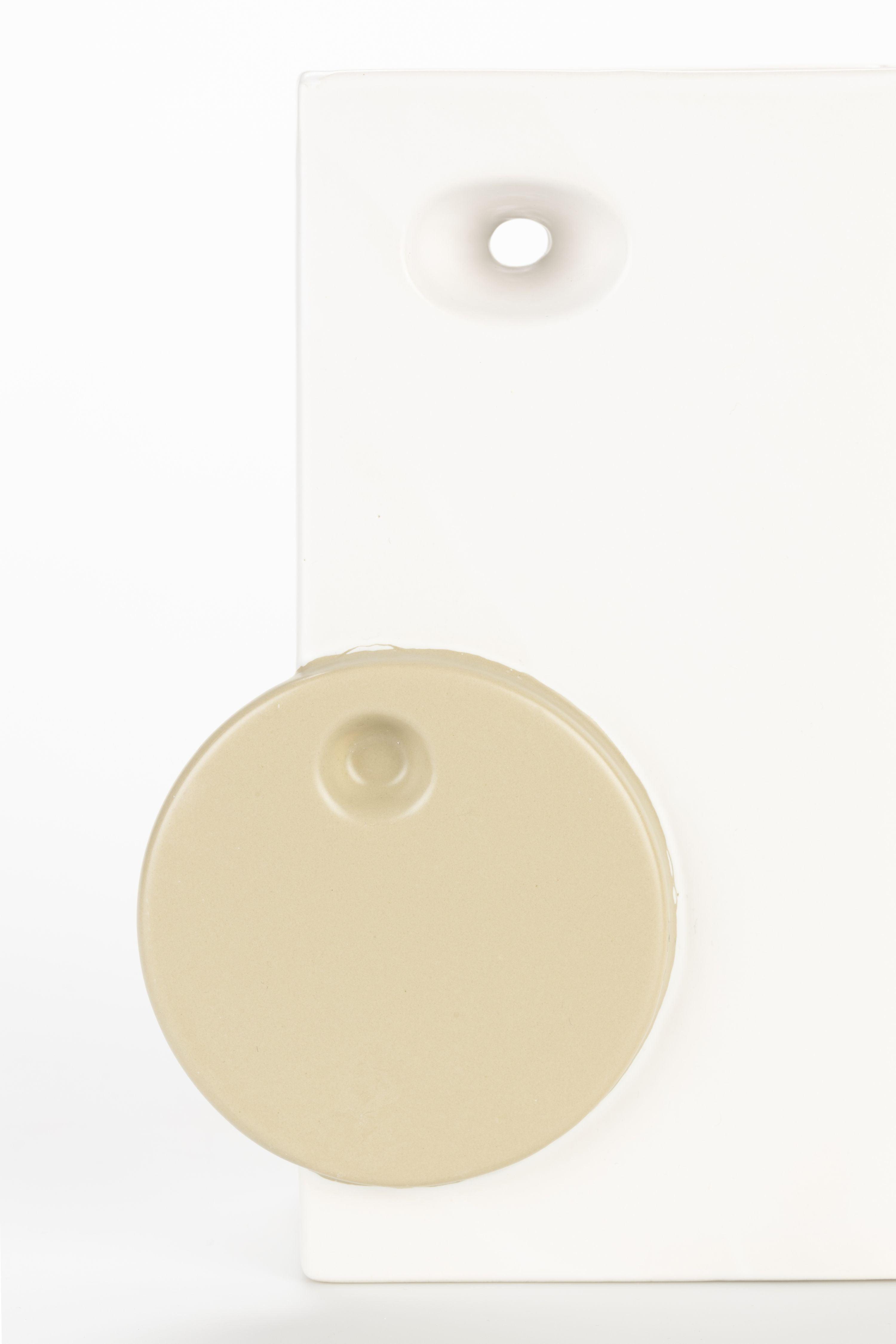 Wazon ceramiczny BLOOMER jasnobeżowy ze złotym Zuiver Eye on Design
