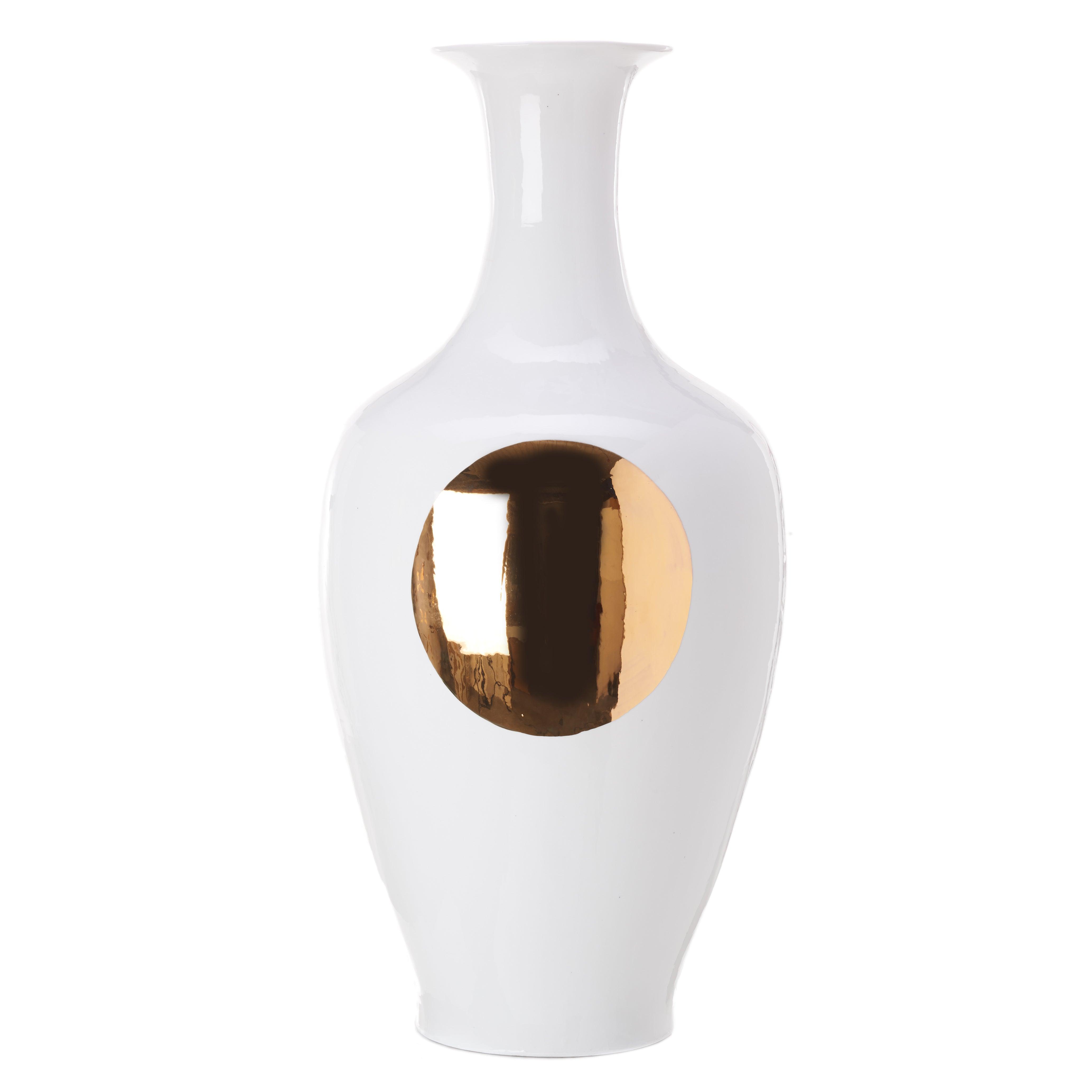Wazon CLASSIC GOLD DOT porcelanowy Pols Potten Eye on Design