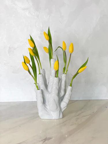 Wazon CORAL 10-TULIPS biały Pols Potten Eye on Design