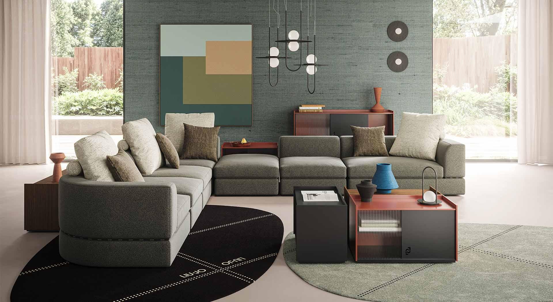 Wazon FAVENTIA LATUS ciemnoszary Liu Jo Living Eye on Design