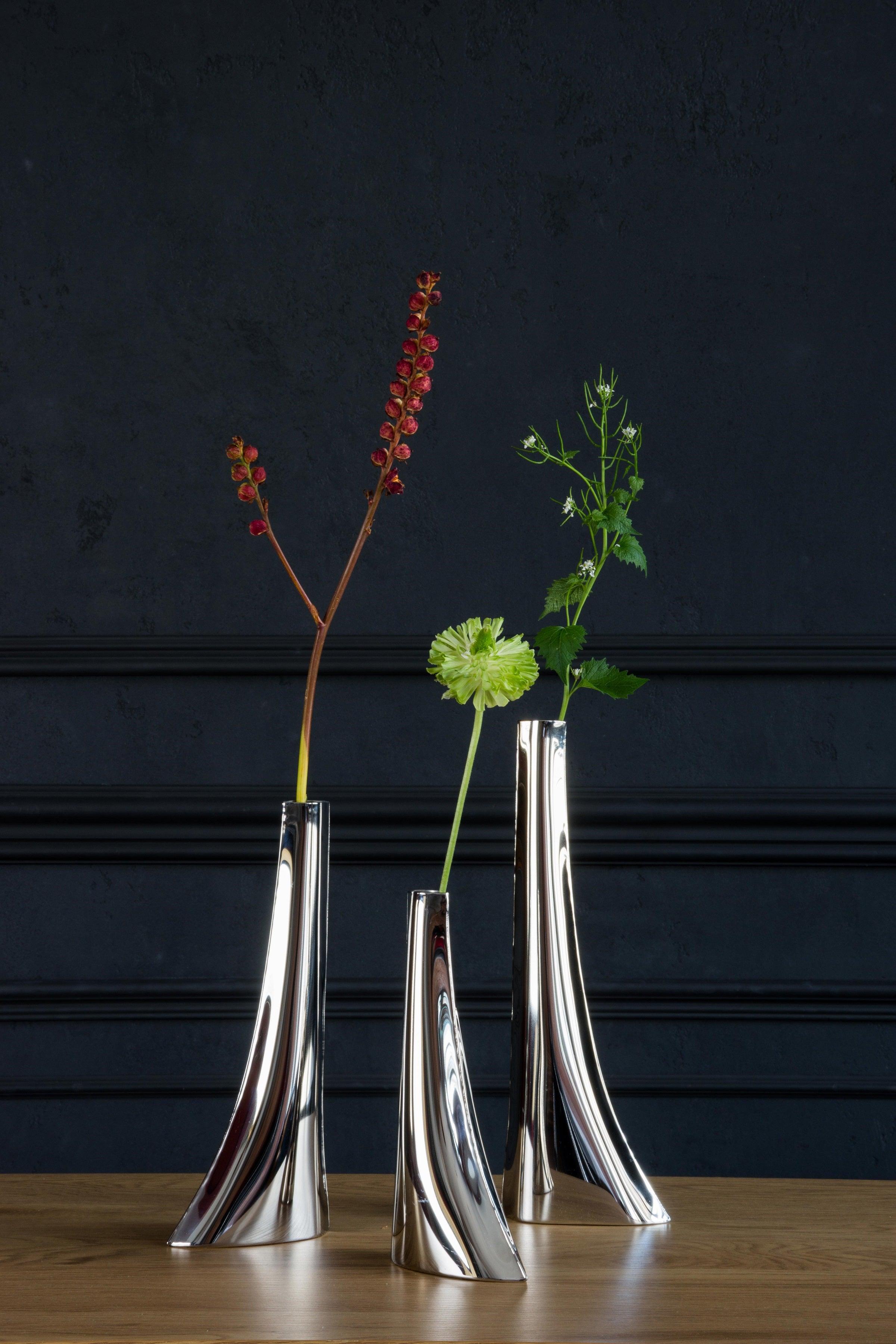 Wazon LEYKI inox Zieta Studio Eye on Design