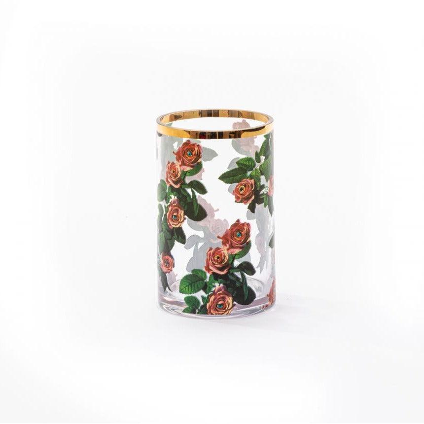 Wazon ROSE CYLINDRICAL szklany Seletti 9x14 cm Eye on Design