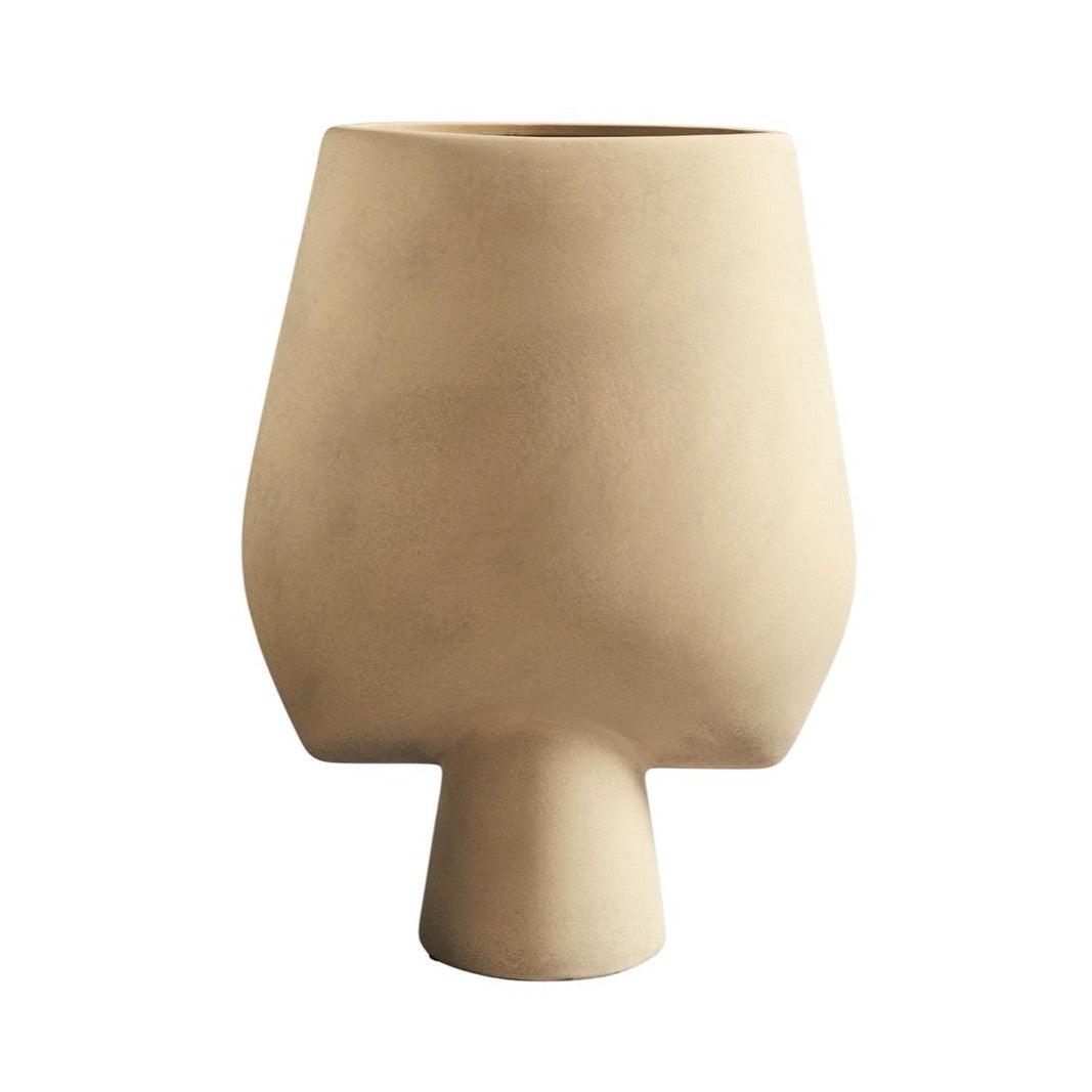 Wazon SPHERE SQUARE piaskowy 101 Copenhagen XL Eye on Design