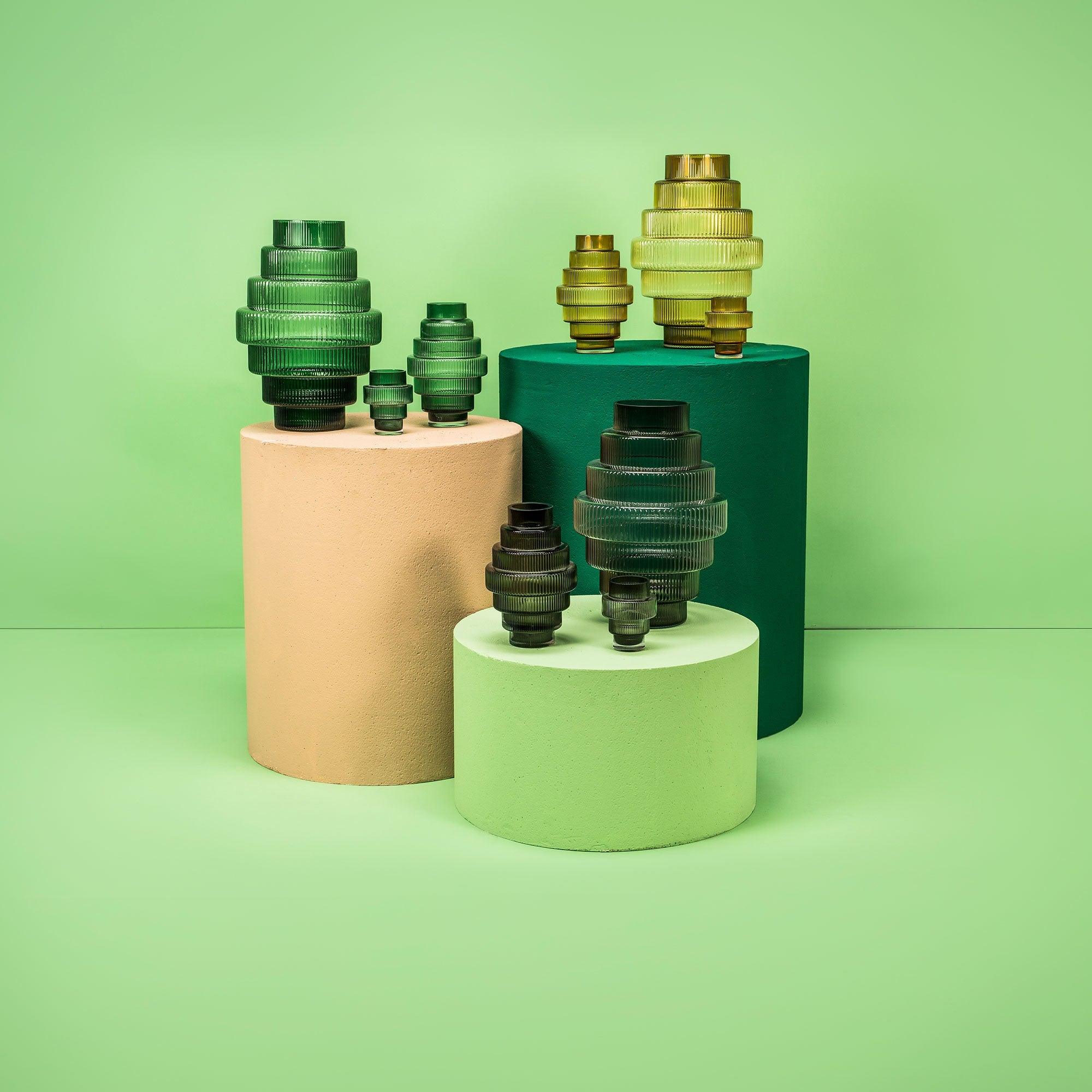 Wazon STEP zielony Pols Potten Eye on Design