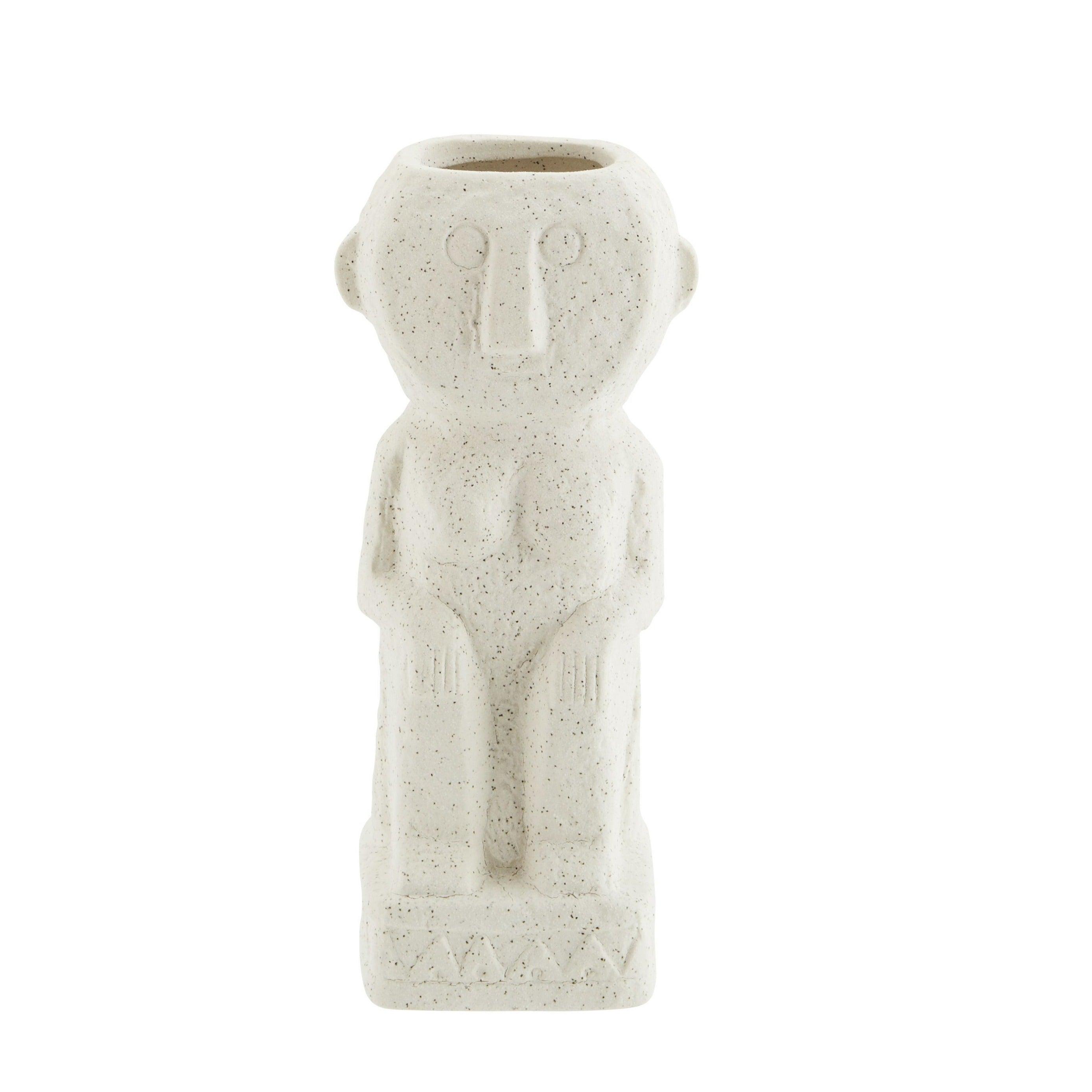 Wazon TRIBAL biały Madam Stoltz Eye on Design