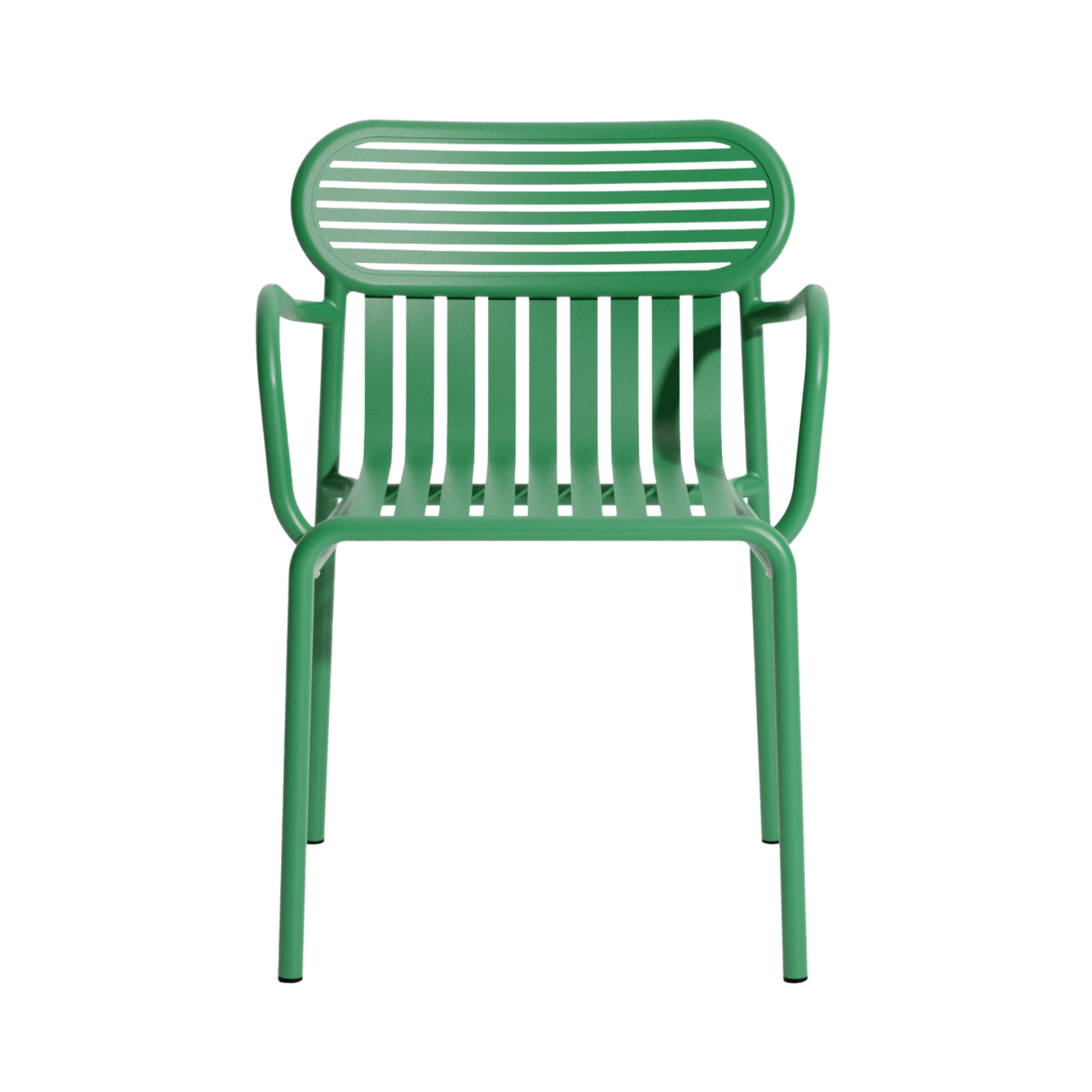 WEEK-END garden chair with armrests deep green