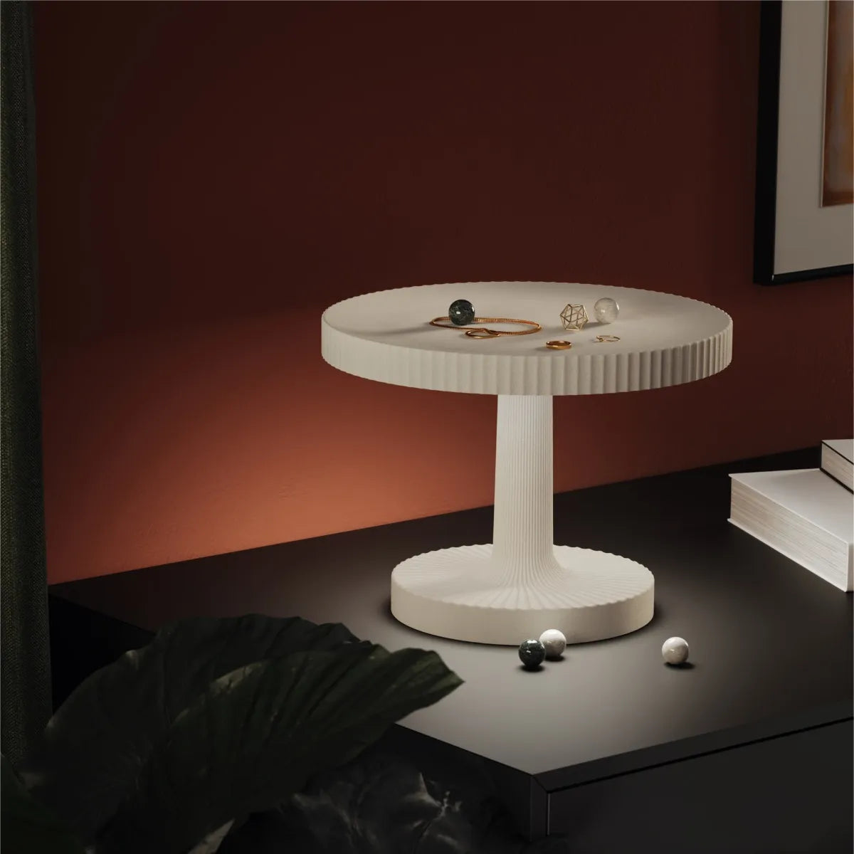 Welcome portable lamp red