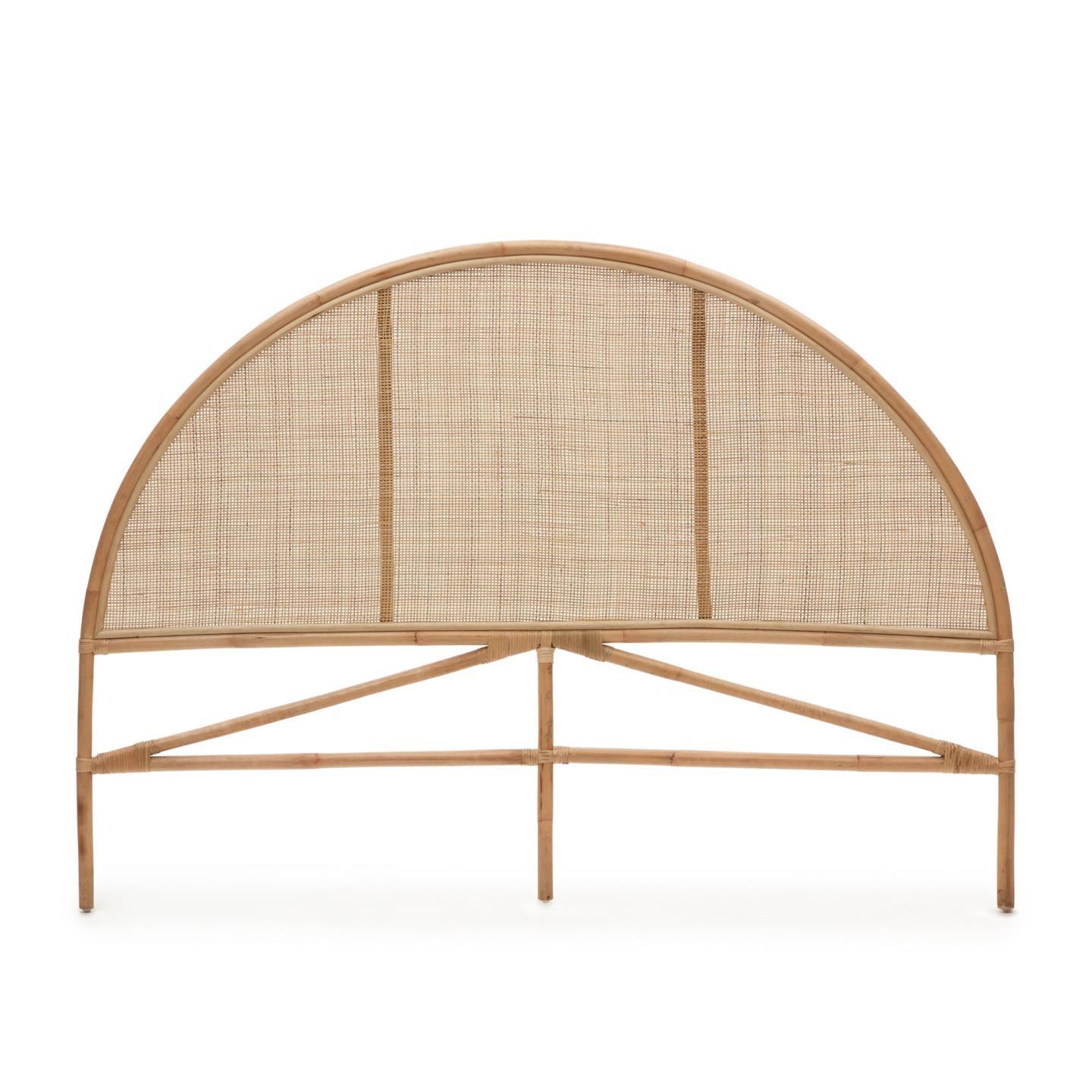 Wezgłowie QUITERIE ROUND rattanowy La Forma 168x120 cm Eye on Design