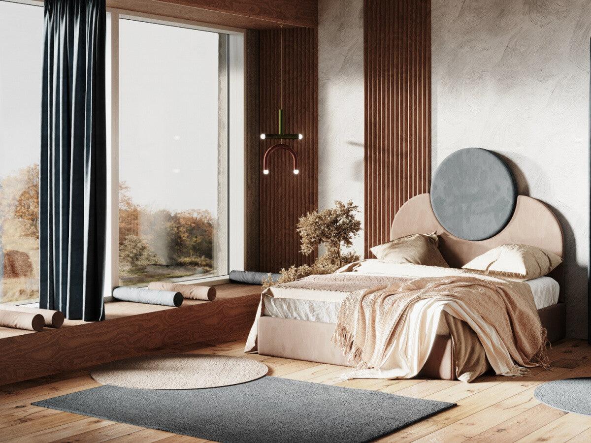 Wezgłowie SUNSET 2 zielony Happy Barok Eye on Design