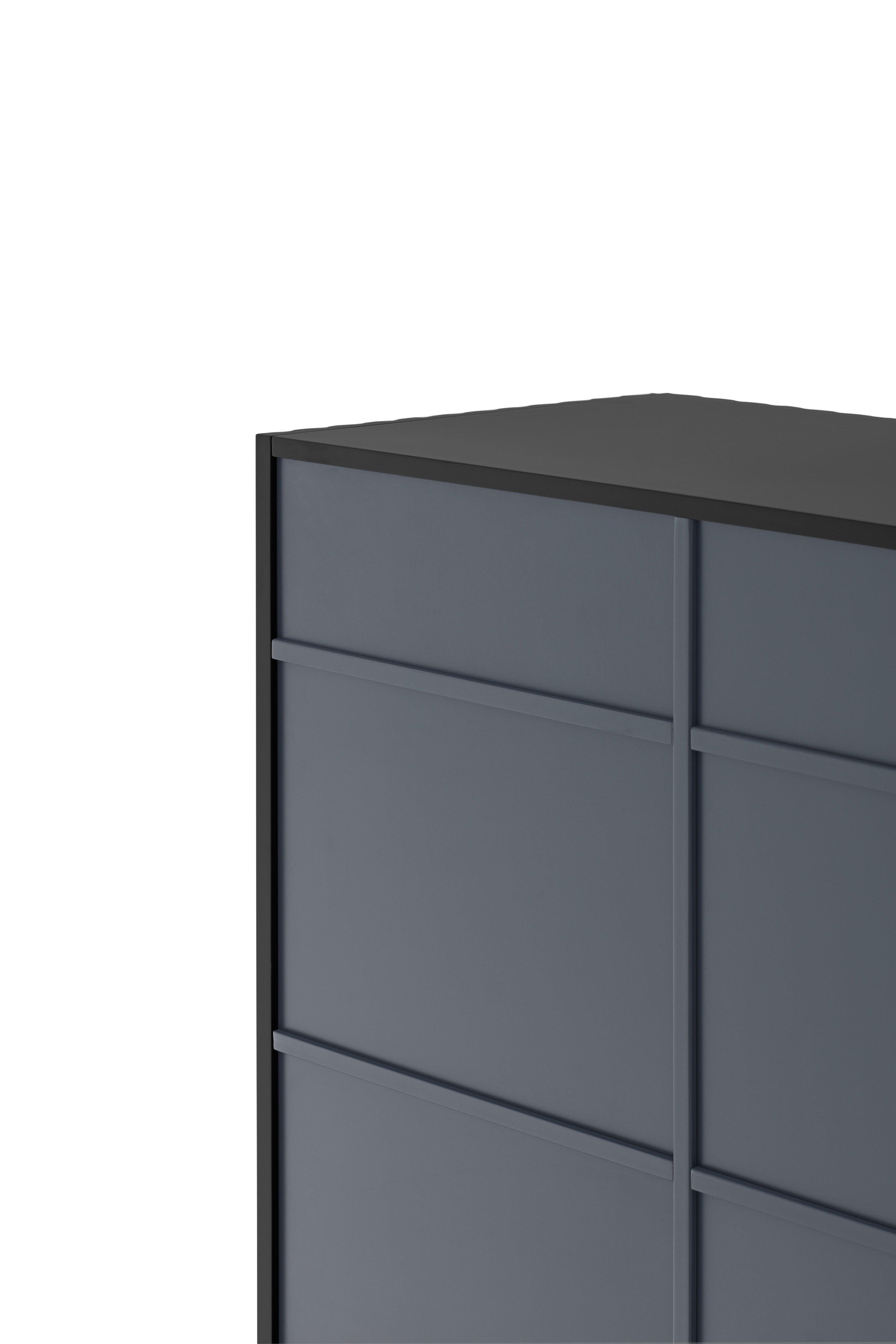 Wysoka komoda DORIC czarny Teulat Eye on Design