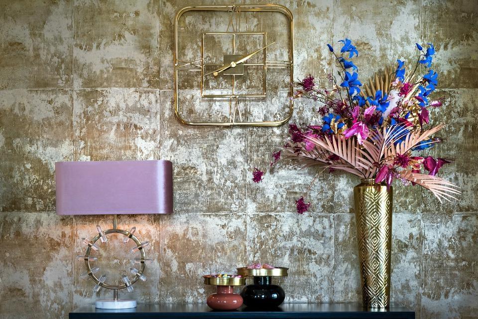 Zegar ścienny LYNDI złoty Richmond Interiors Eye on Design