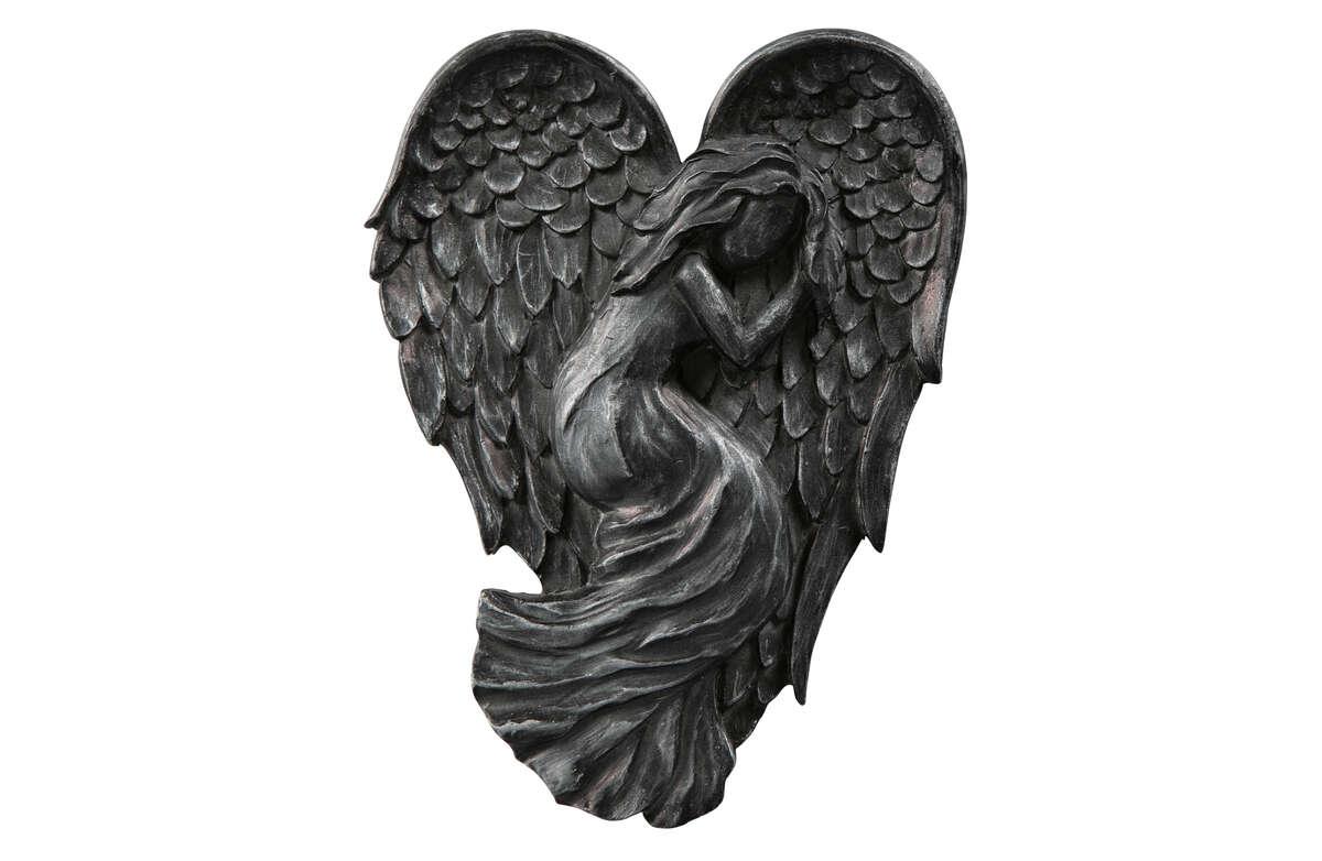 Zestaw 3 dekoracji na ścianę ANGELS czarny Be Pure Eye on Design