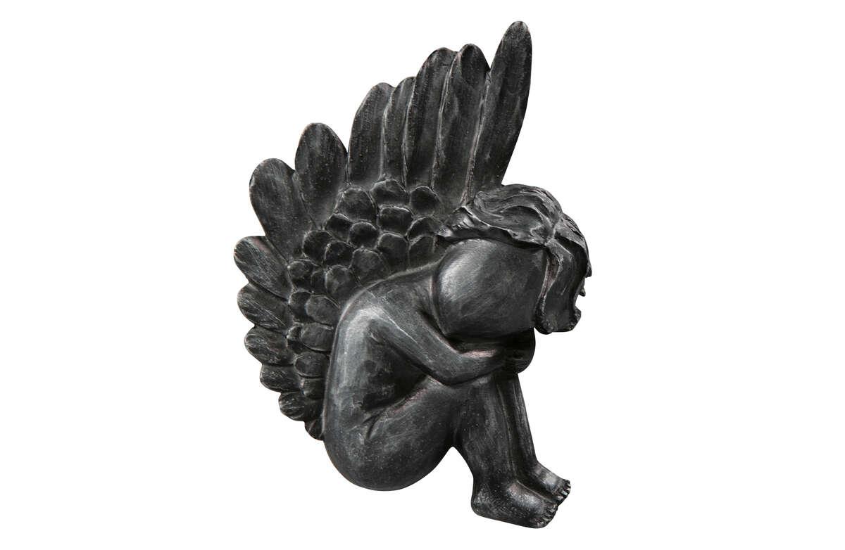 Zestaw 3 dekoracji na ścianę ANGELS czarny Be Pure Eye on Design