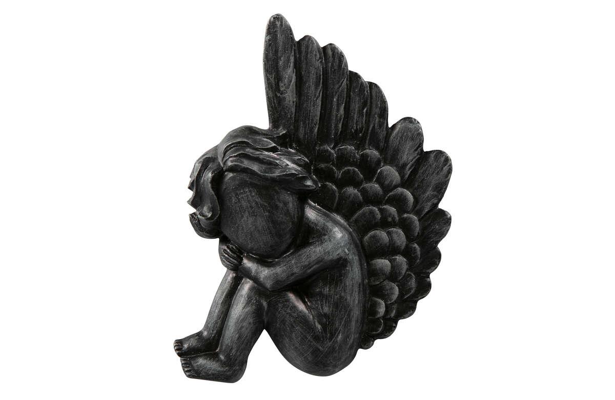 Zestaw 3 dekoracji na ścianę ANGELS czarny Be Pure Eye on Design