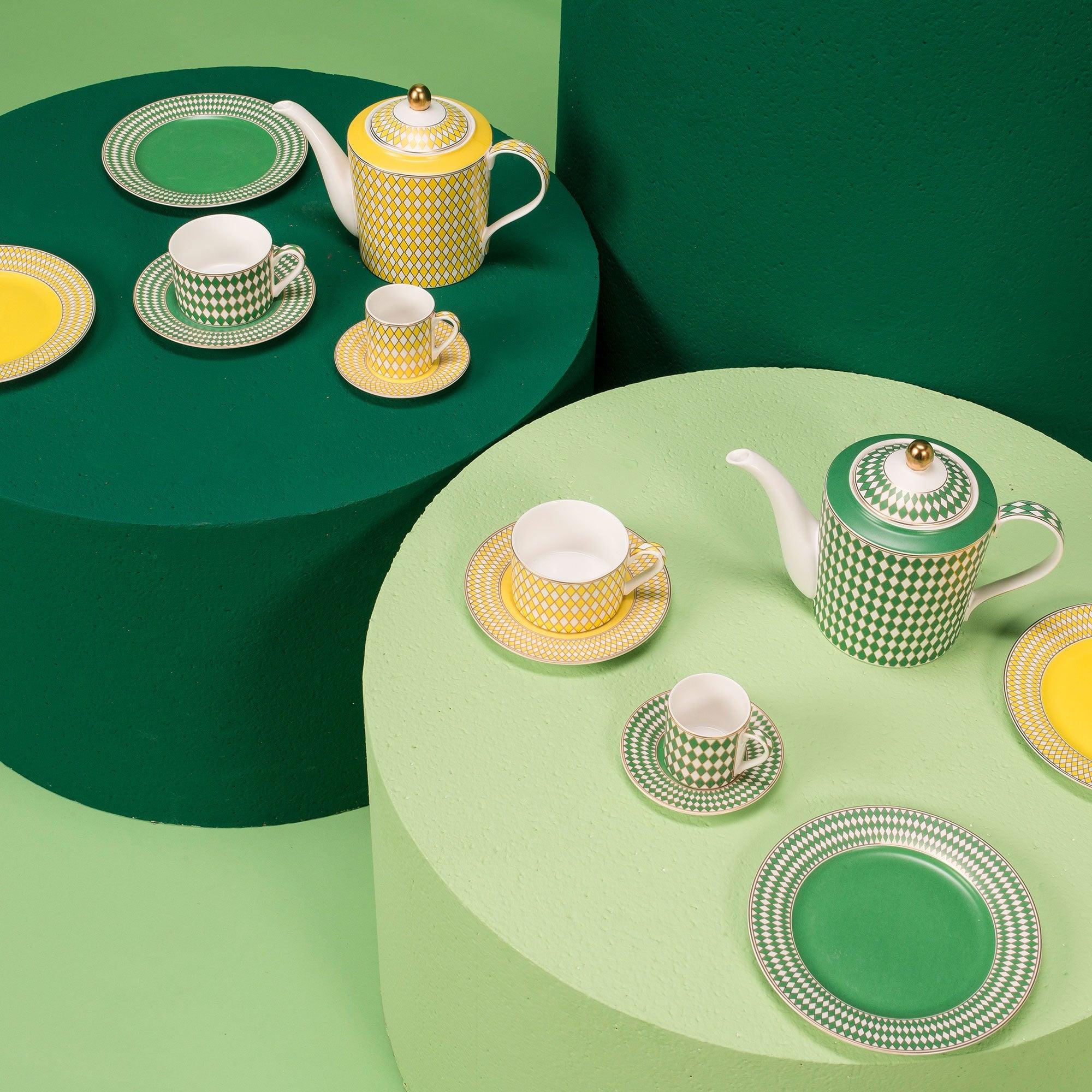 Zestaw filiżanek CHESS porcelanowy Pols Potten Eye on Design